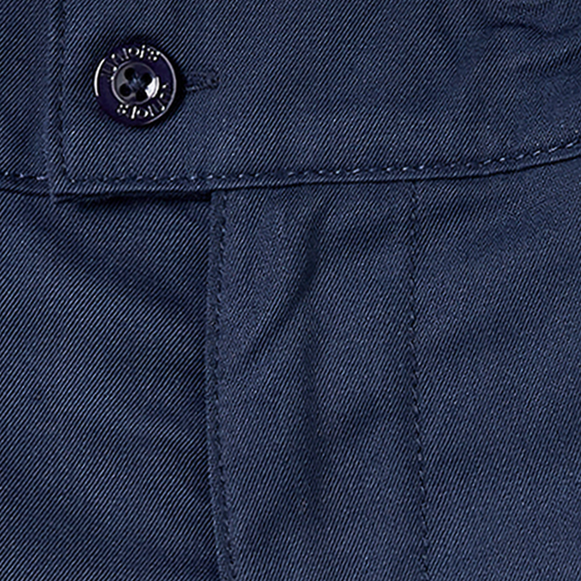 طقم من قطعتين من بنطلون سادة بطول كامل لليافعين بإغلاق بأزرار وجيوب-boys-clothing-schoolwear-bottoms-pants-image-6