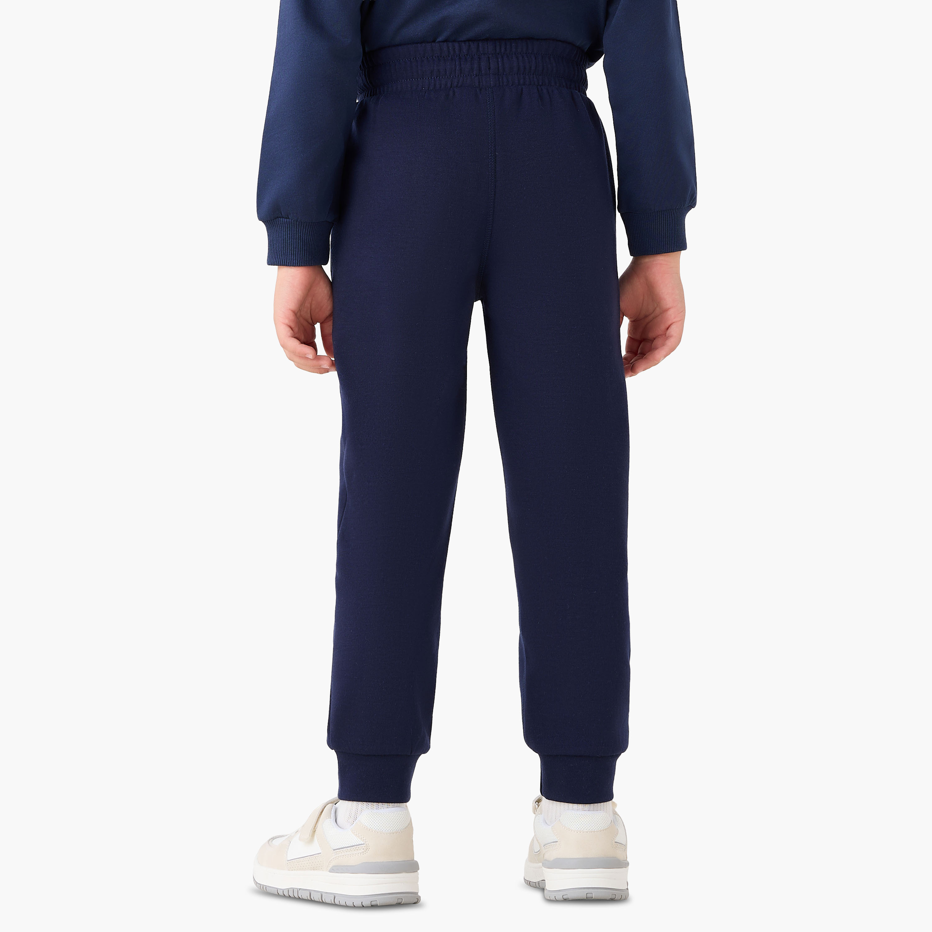 بنطلون رياضي سادة برباط إغلاق من جونيوز-boys-clothing-schoolwear-bottoms-joggers-image-2