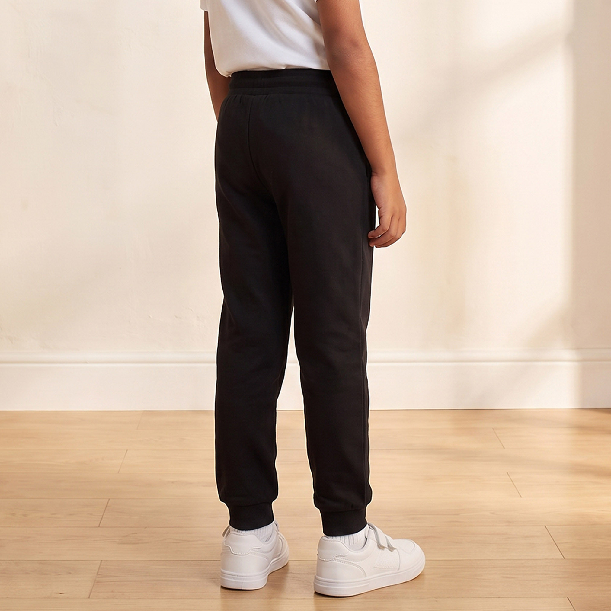 بنطلون رياضي بخصر مطاطي ورباط إغلاق وجيوب من جونيورز-boys-clothing-bottoms-joggersandtrackpants-image-3