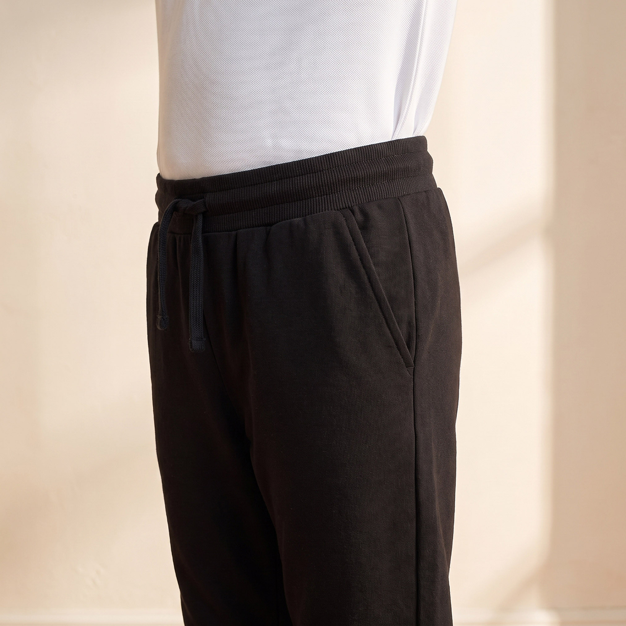 بنطلون رياضي بخصر مطاطي ورباط إغلاق وجيوب من جونيورز-boys-clothing-bottoms-joggersandtrackpants-image-6