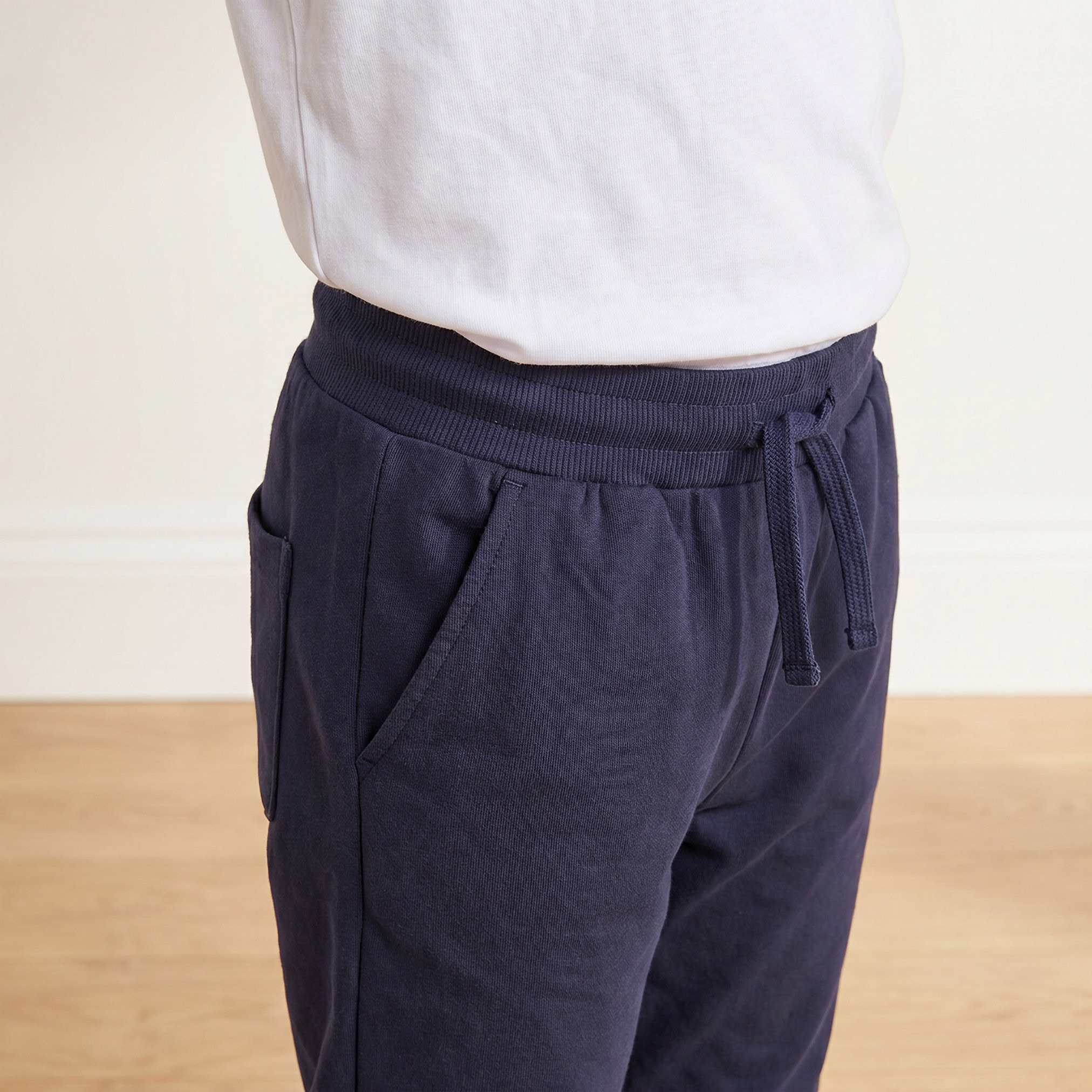 بنطلون رياضي بخصر مطاطي ورباط إغلاق وجيوب من جونيورز-boys-clothing-bottoms-joggersandtrackpants-image-5