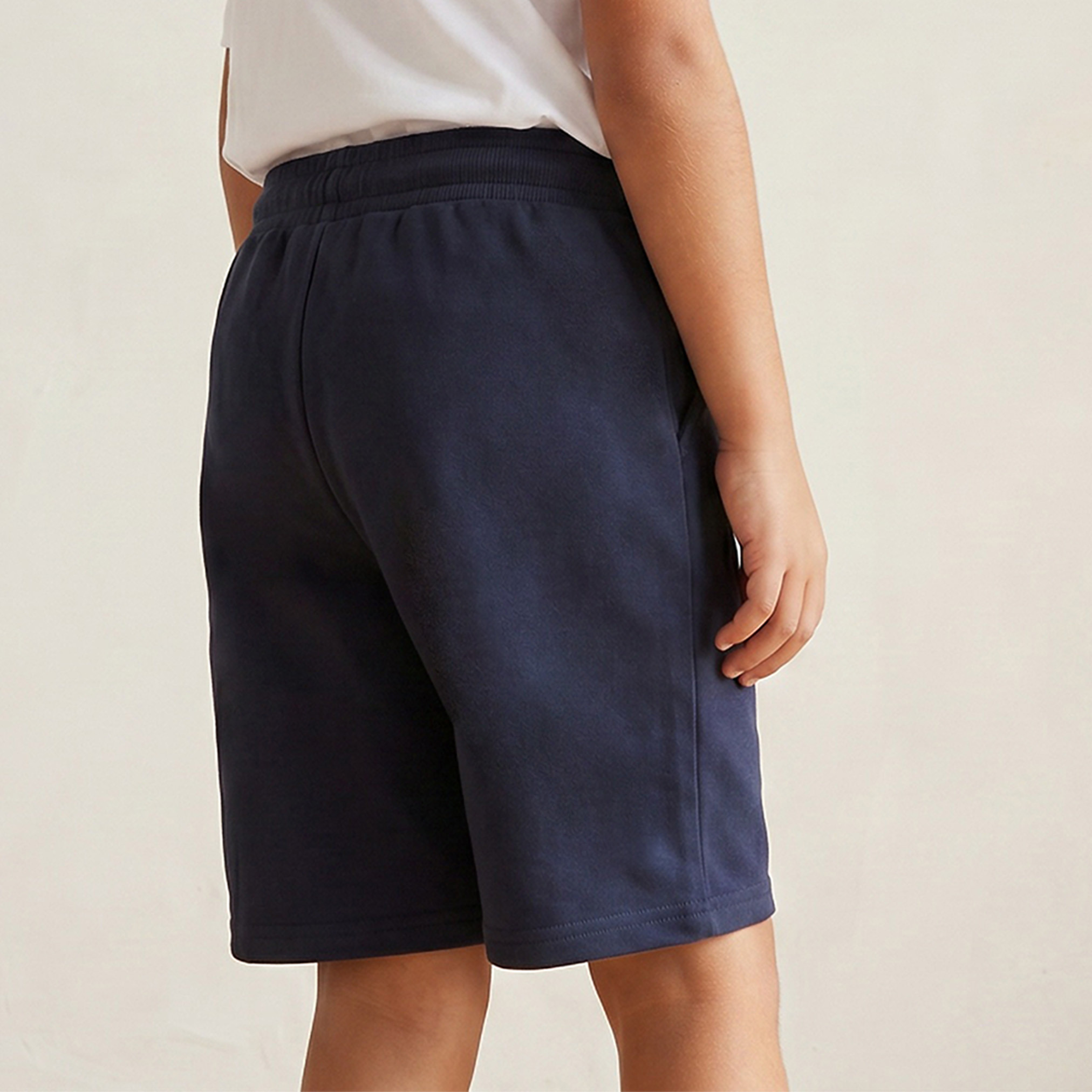 شورت سادة بجيوب ورباط إغلاق من جونيورز-boys-clothing-schoolwear-bottoms-shorts-image-3