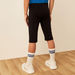 Juniors Solid Cycling Shorts with Elasticised Waistband-Shorts-thumbnailMobile-3
