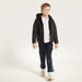 Juniors Quilted Hooded Jacket with Long Sleeves and Pockets-Coats and Jackets-thumbnailMobile-1