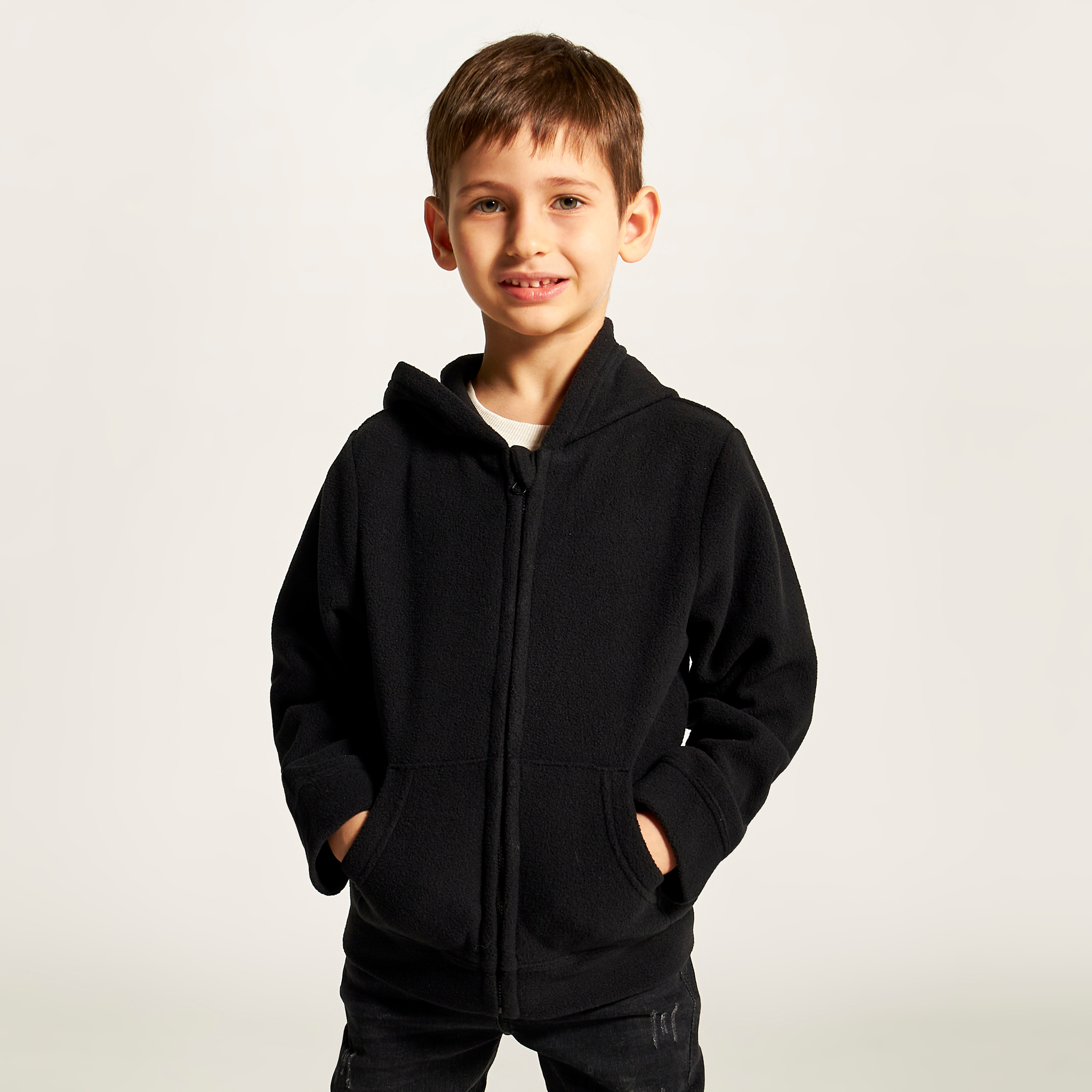 جاكيت سادة بأكمام طويلة وقبعة وسحاب من جونيورز-boys-clothing-jacketsandcoats-image-3