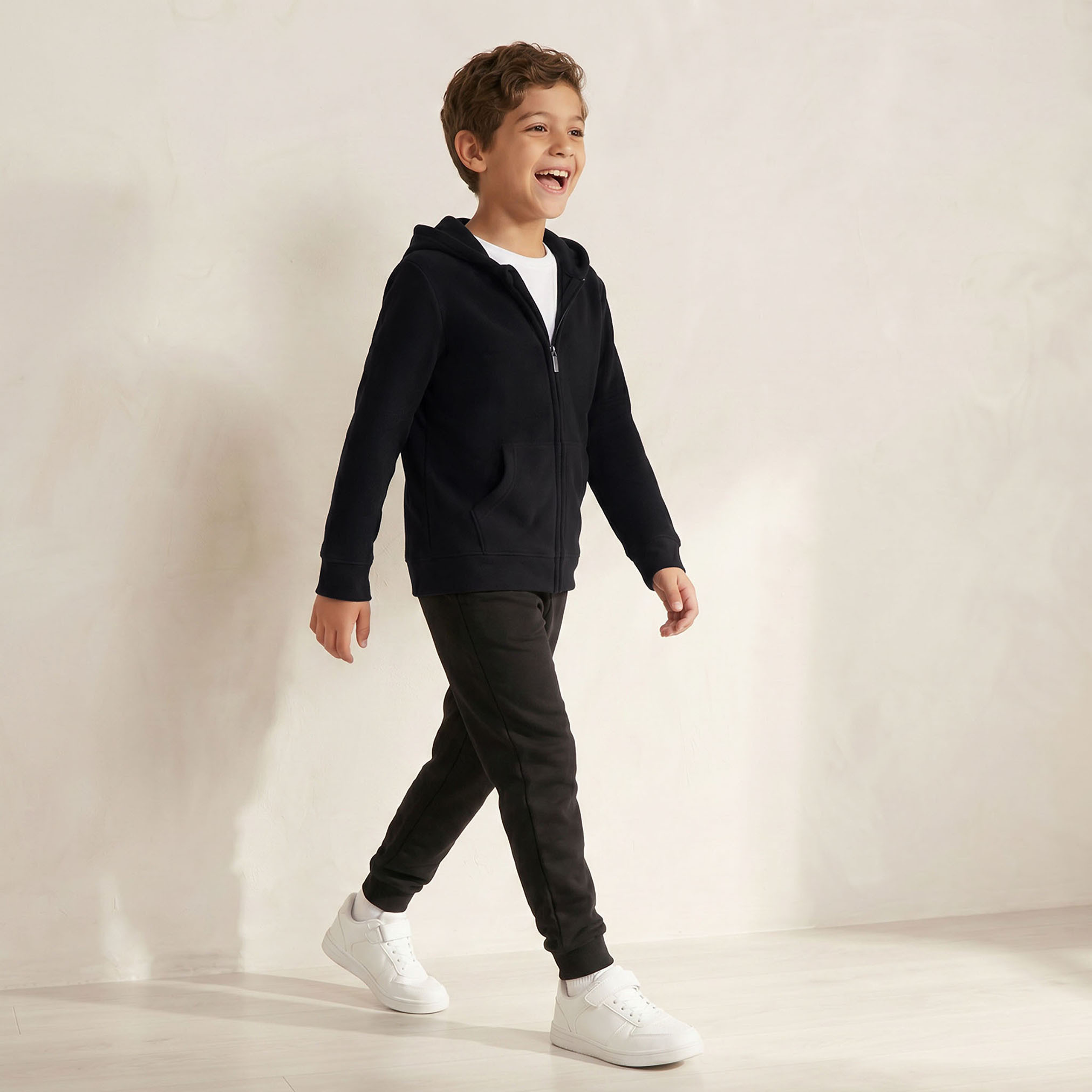 جاكيت سادة بأكمام طويلة وقبعة وسحاب من جونيورز-boys-clothing-jacketsandcoats-image-5
