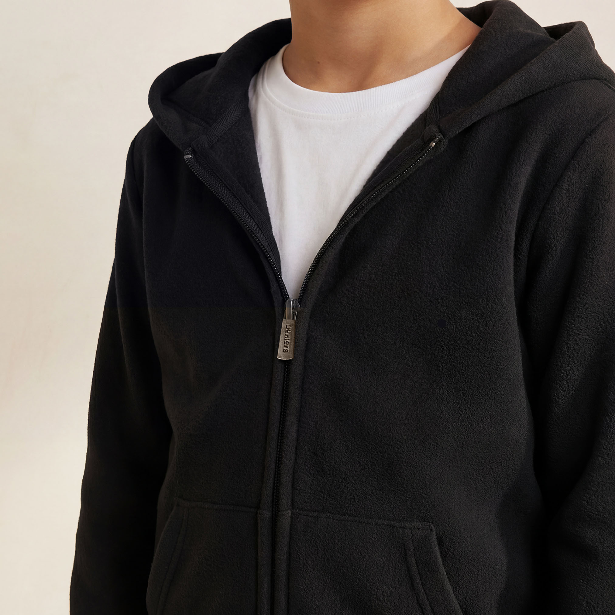 جاكيت سادة بأكمام طويلة وقبعة وسحاب من جونيورز-boys-clothing-jacketsandcoats-image-6