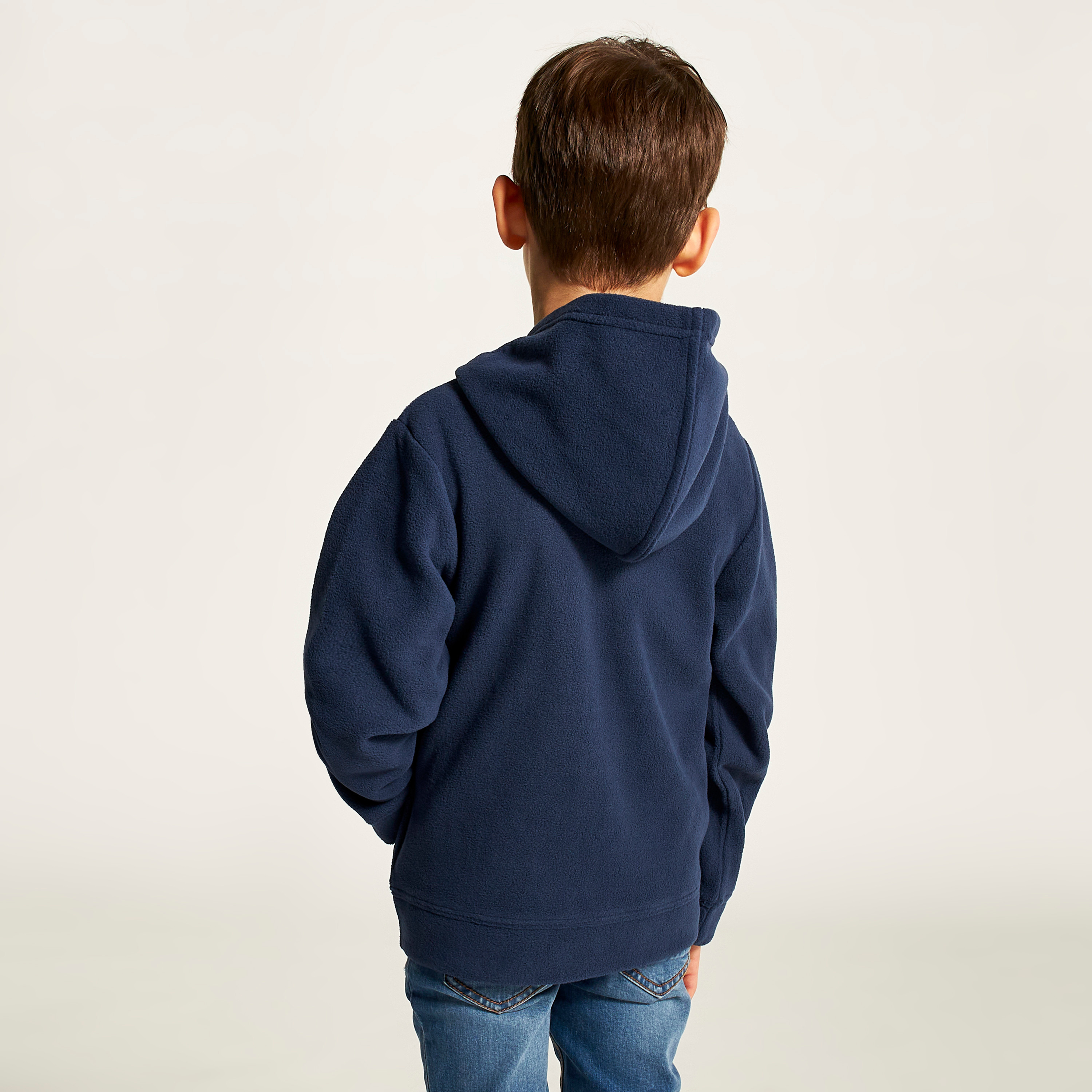 Juniors Solid Zippered Jacket with Long Sleeves and Hood-boys-clothing-jacketsandcoats-image-4