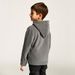 Juniors Solid Zippered Jacket with Long Sleeves and Hood-Coats and Jackets-thumbnail-3