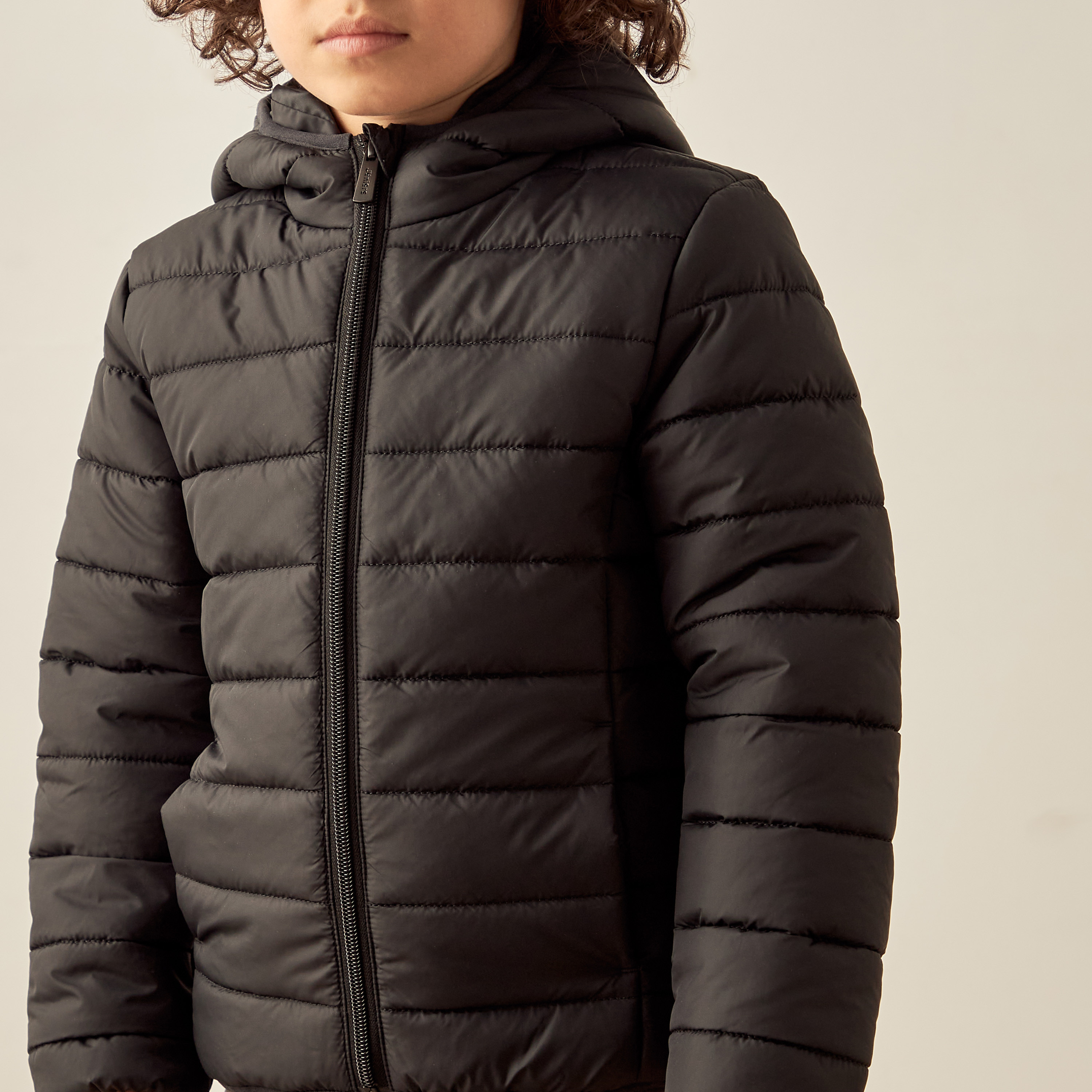 جاكيت مبطّن بأكمام طويلة وقبّعة بسحّاب إغلاق من جونيورز-boys-clothing-jacketsandcoats-image-3