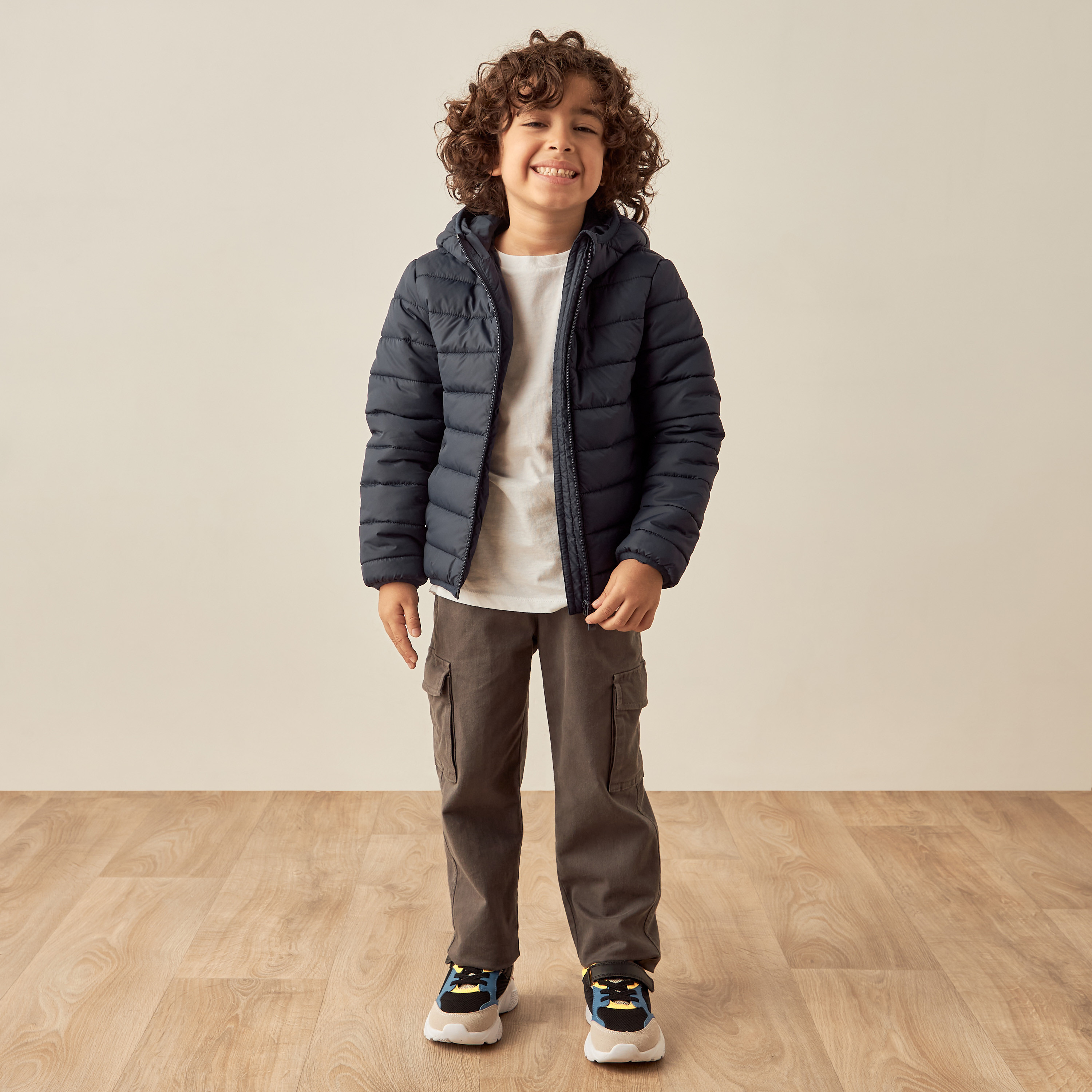 جاكيت مبطّن بأكمام طويلة وقبّعة بسحّاب إغلاق من جونيورز-boys-clothing-jacketsandcoats-image-2