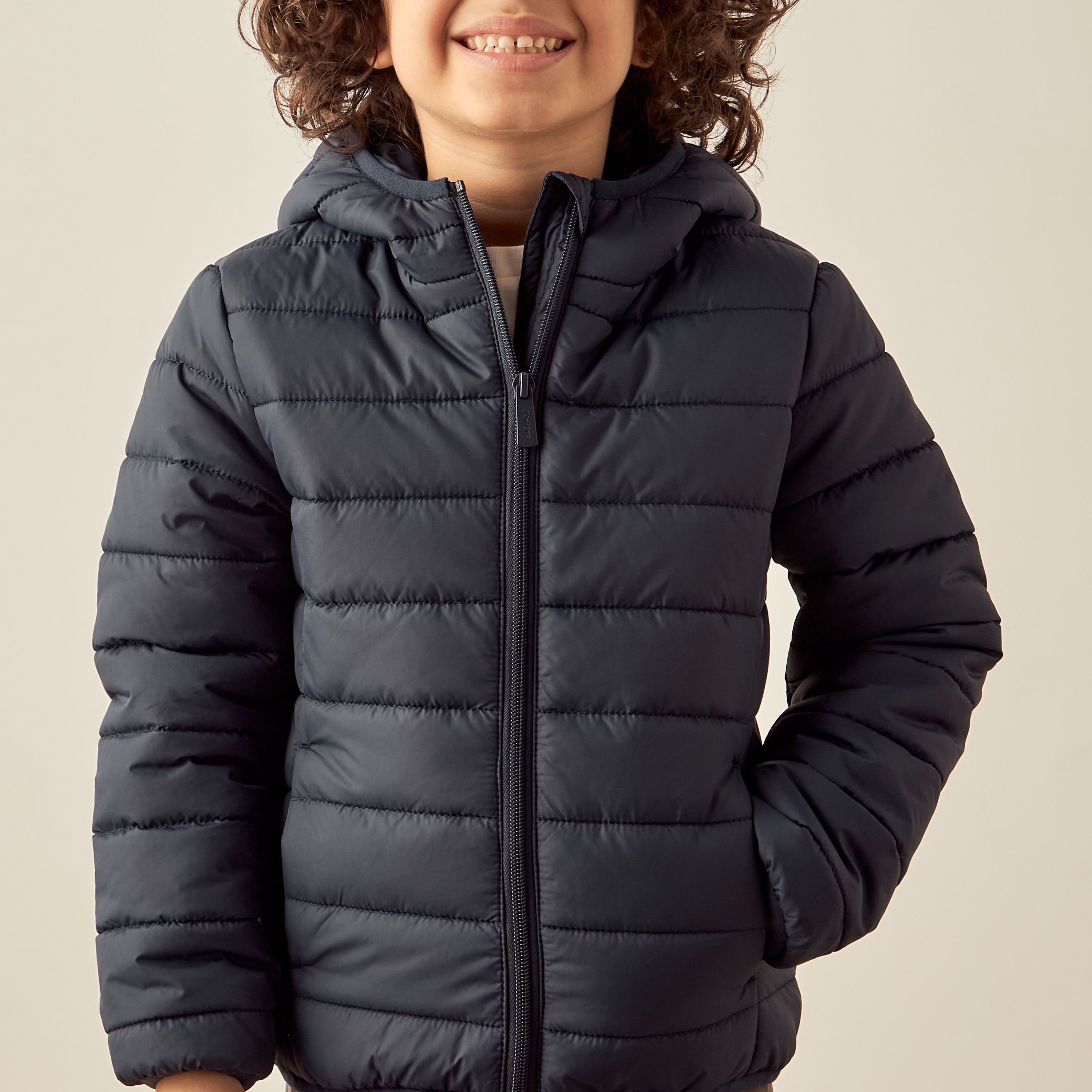 جاكيت مبطّن بأكمام طويلة وقبّعة بسحّاب إغلاق من جونيورز-boys-clothing-jacketsandcoats-image-3