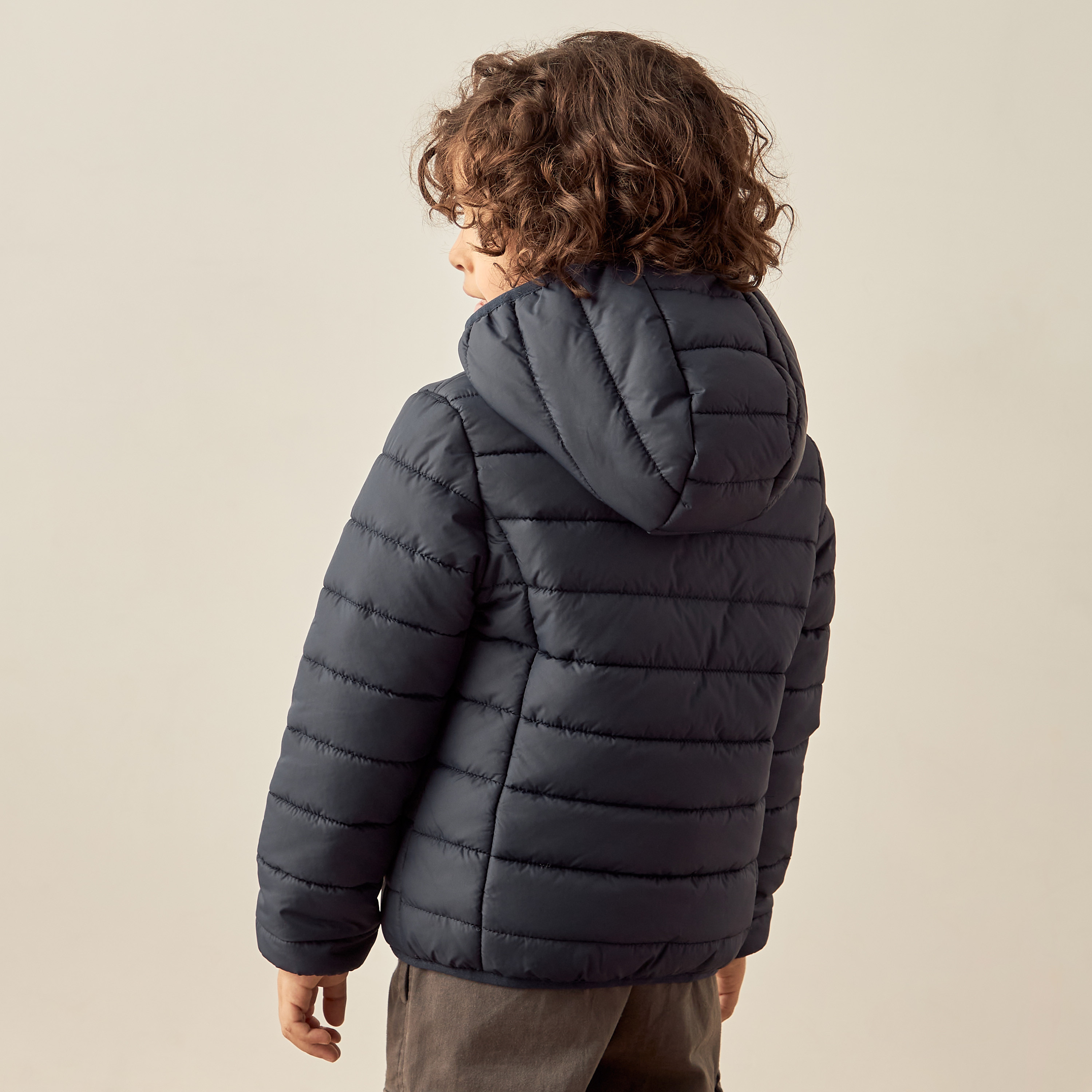 جاكيت مبطّن بأكمام طويلة وقبّعة بسحّاب إغلاق من جونيورز-boys-clothing-jacketsandcoats-image-4