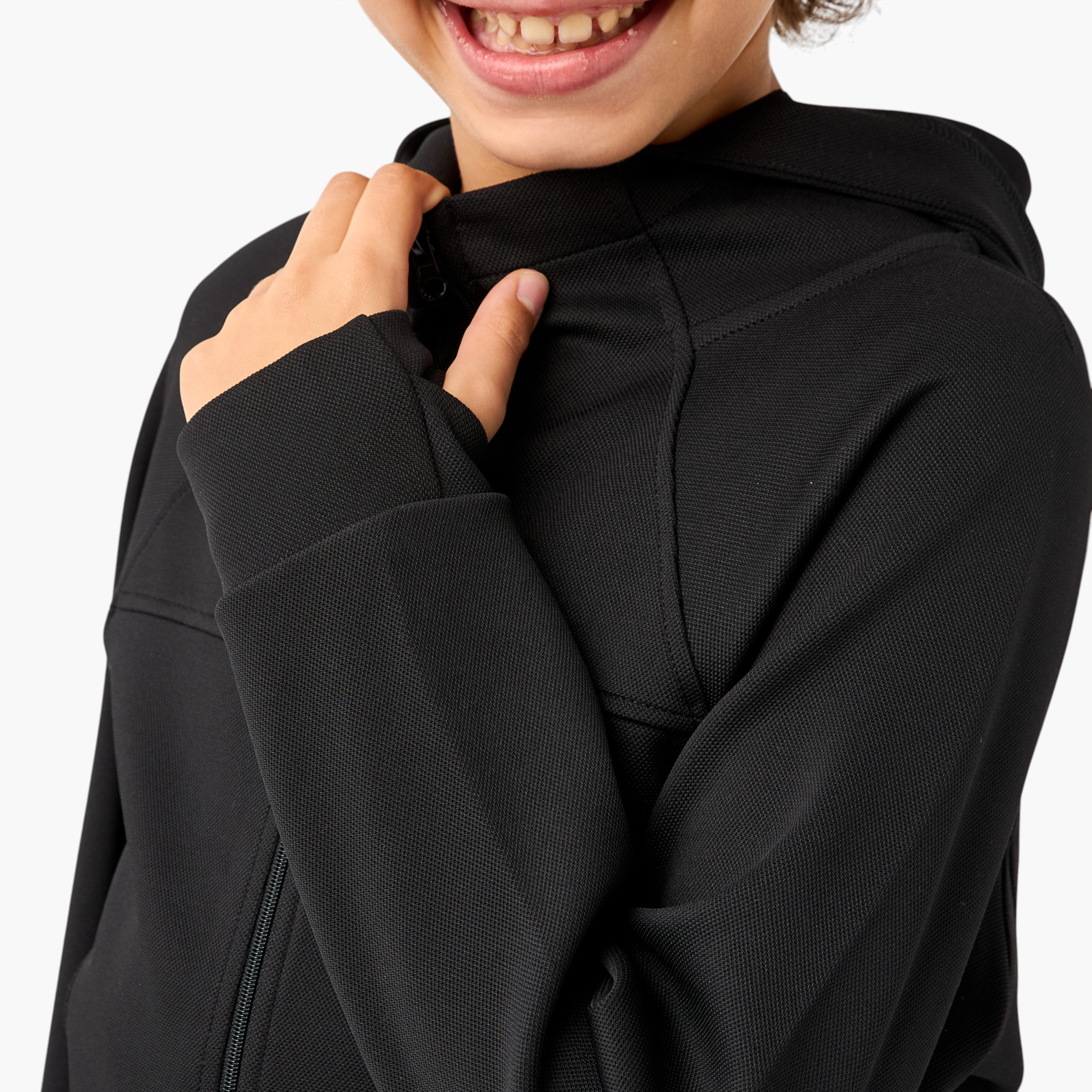 Juniors Solid Zip Through Jacket with Hood-boys-clothing-jacketsandcoats-image-5