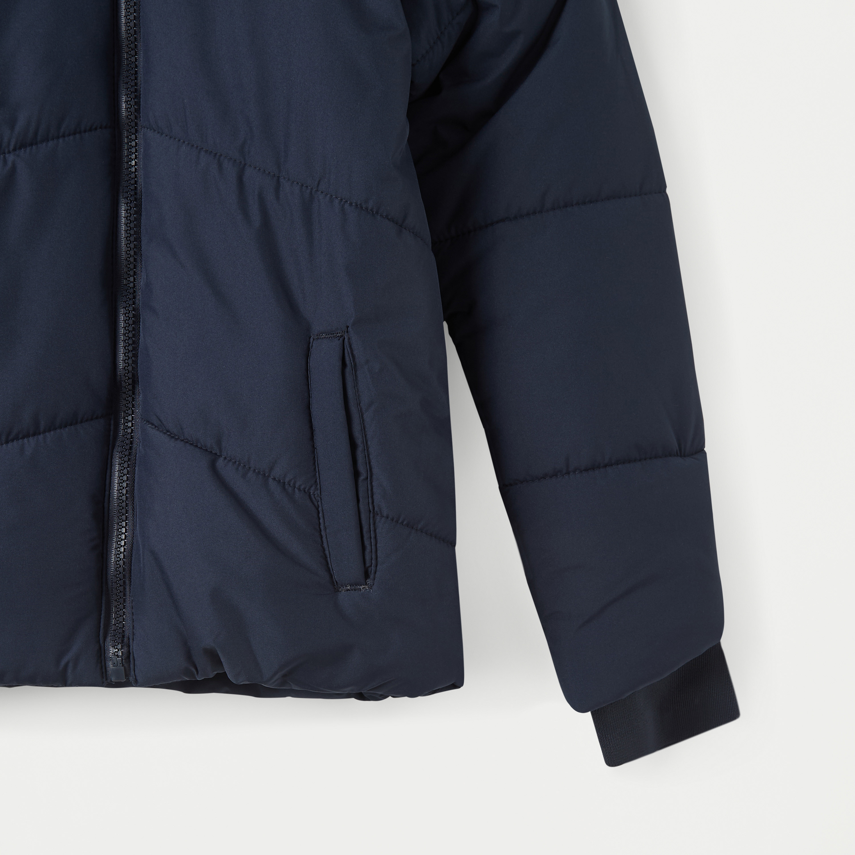 Juniors Solid Jacket with Long Sleeves and Zip Closure-boys-clothing-jacketsandcoats-image-3