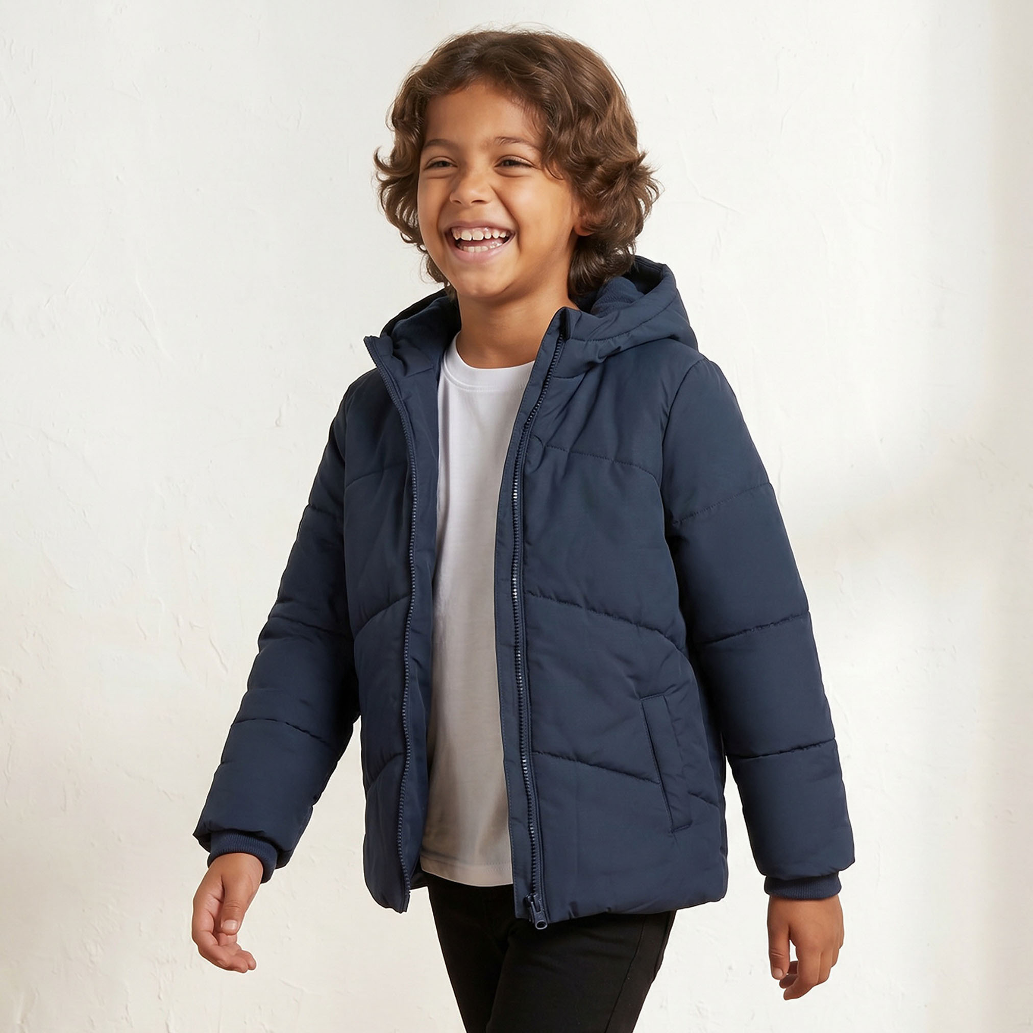 Juniors Solid Jacket with Long Sleeves and Zip Closure-boys-clothing-jacketsandcoats-image-5