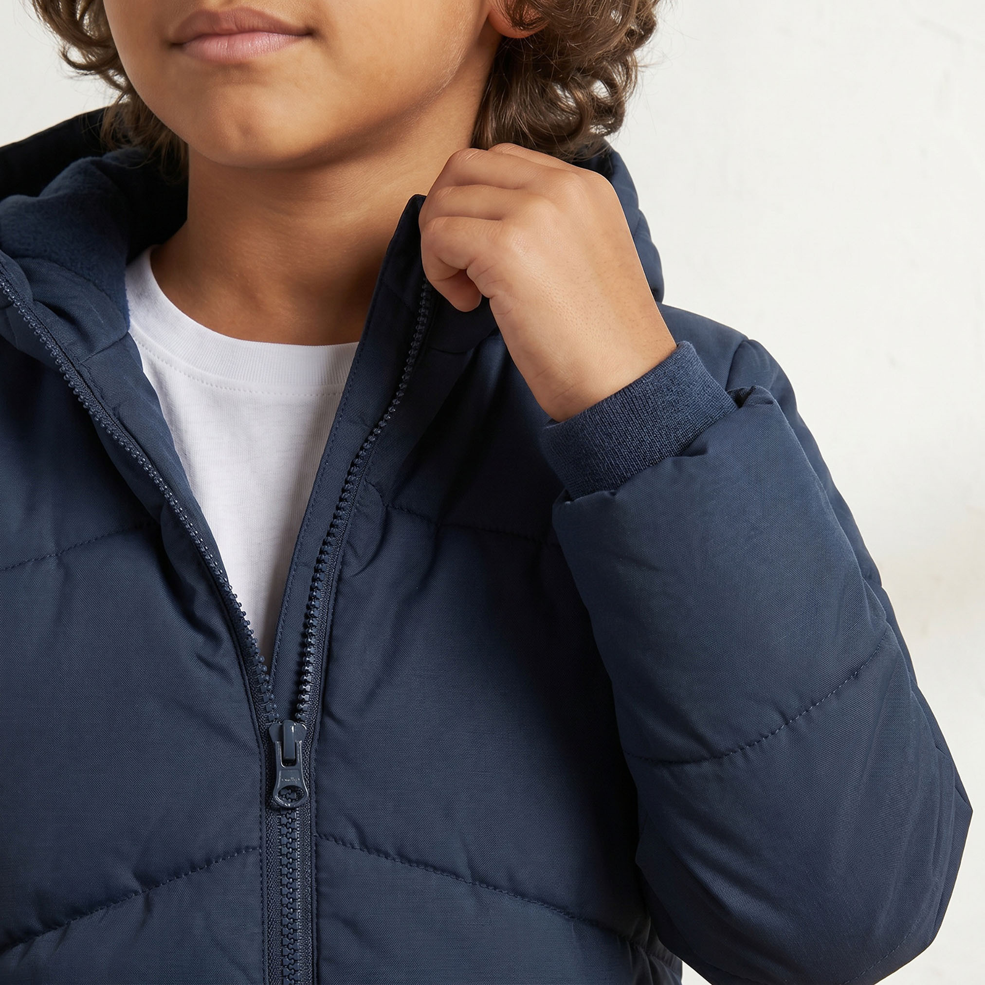 Juniors Solid Jacket with Long Sleeves and Zip Closure-boys-clothing-jacketsandcoats-image-6