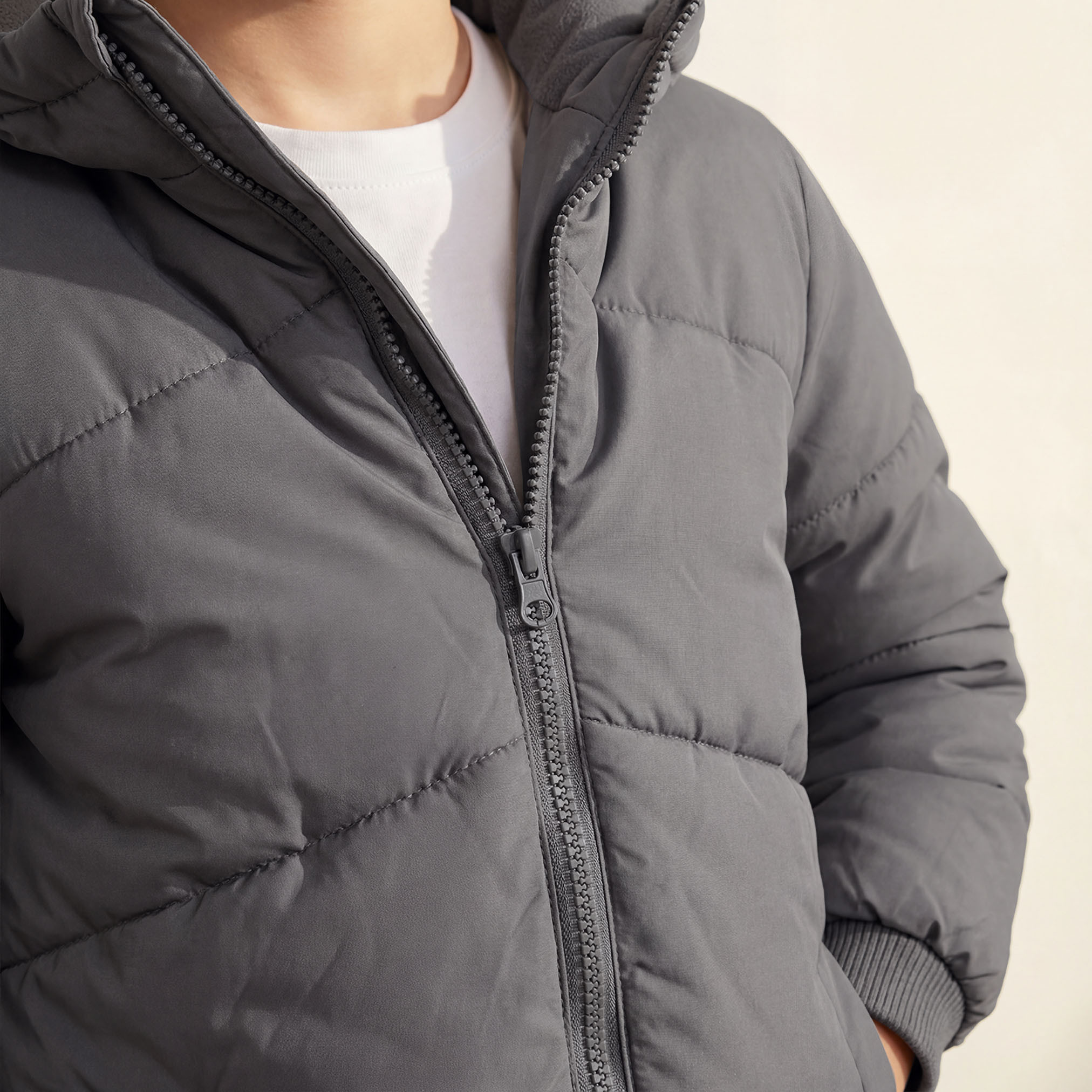 Juniors Solid Jacket with Long Sleeves and Zip Closure-boys-clothing-jacketsandcoats-image-6