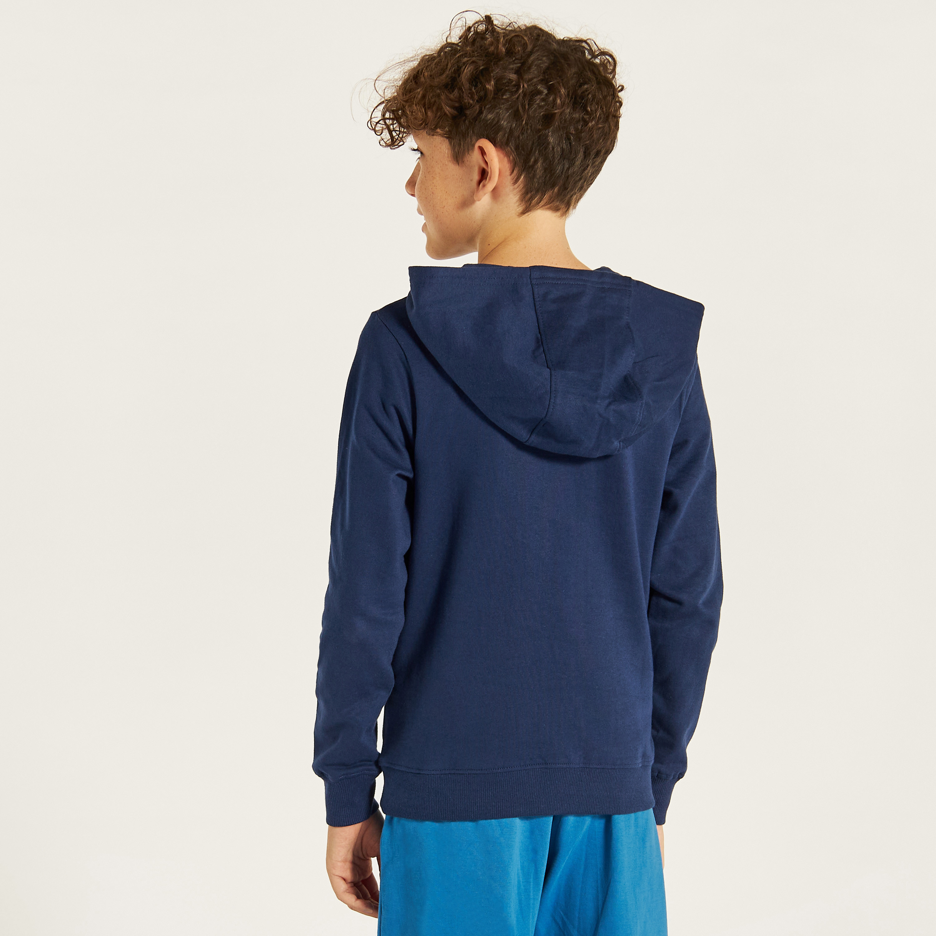 سويت شيرت سادة بقبعّة وجيوب من جونيورز-boys-clothing-schoolwear-jacketsandcoats-image-4