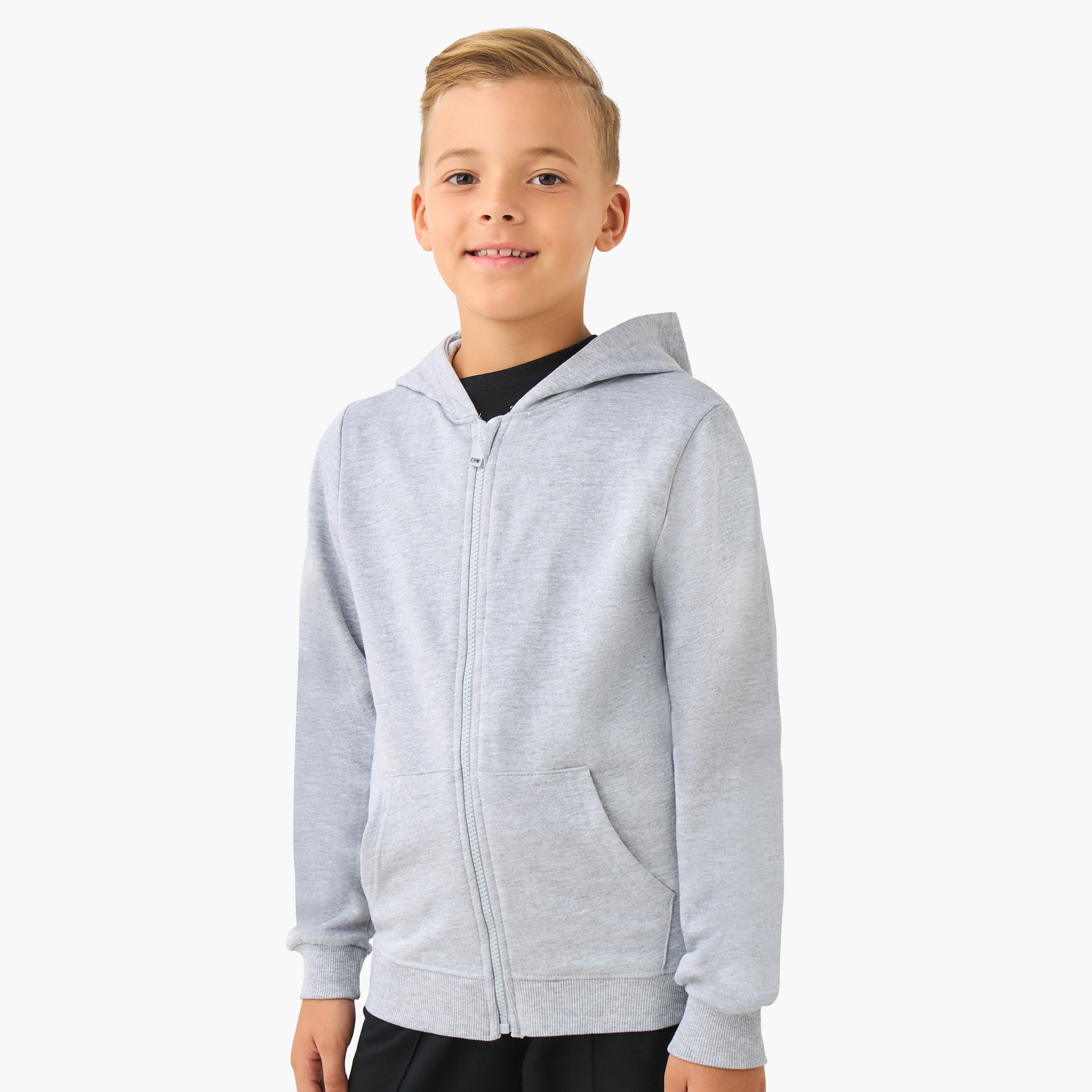 Juniors School Jacket with Zip Closure - Boys-boys-clothing-jacketsandcoats-image-1