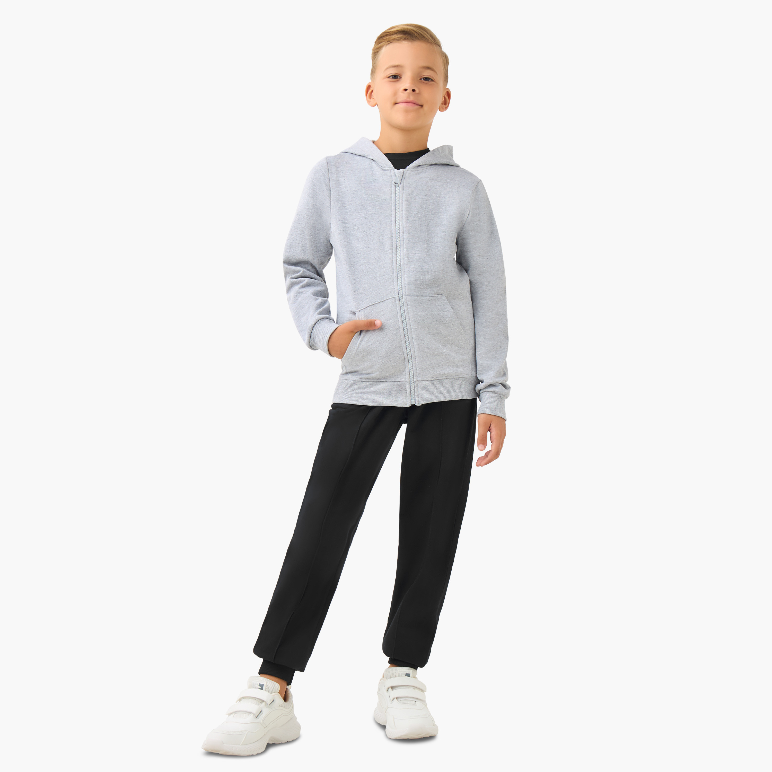Juniors School Jacket with Zip Closure - Boys-boys-clothing-jacketsandcoats-image-2