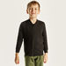 Juniors Solid Zip Through Jacket with High Neck and Long Sleeves-Coats and Jackets-thumbnailMobile-1