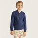 Juniors Solid Zip Through Jacket with High Neck and Long Sleeves-Coats and Jackets-thumbnailMobile-1