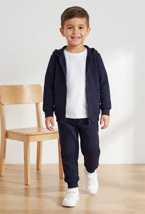 طقم بنطلون رياضي وسويت شيرت بقبعة للمدرسة من جونيورز - للأولاد-boys-clothing-schoolwear-sets-image-1