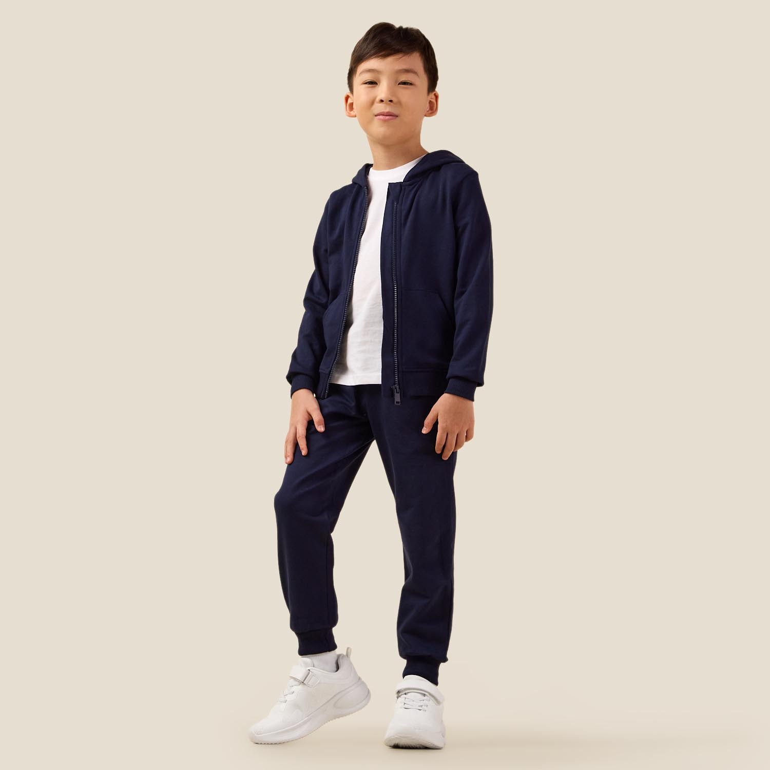 Juniors School Set with T-shirt and Joggers - Boys-boys-clothing-schoolwear-sets-image-2