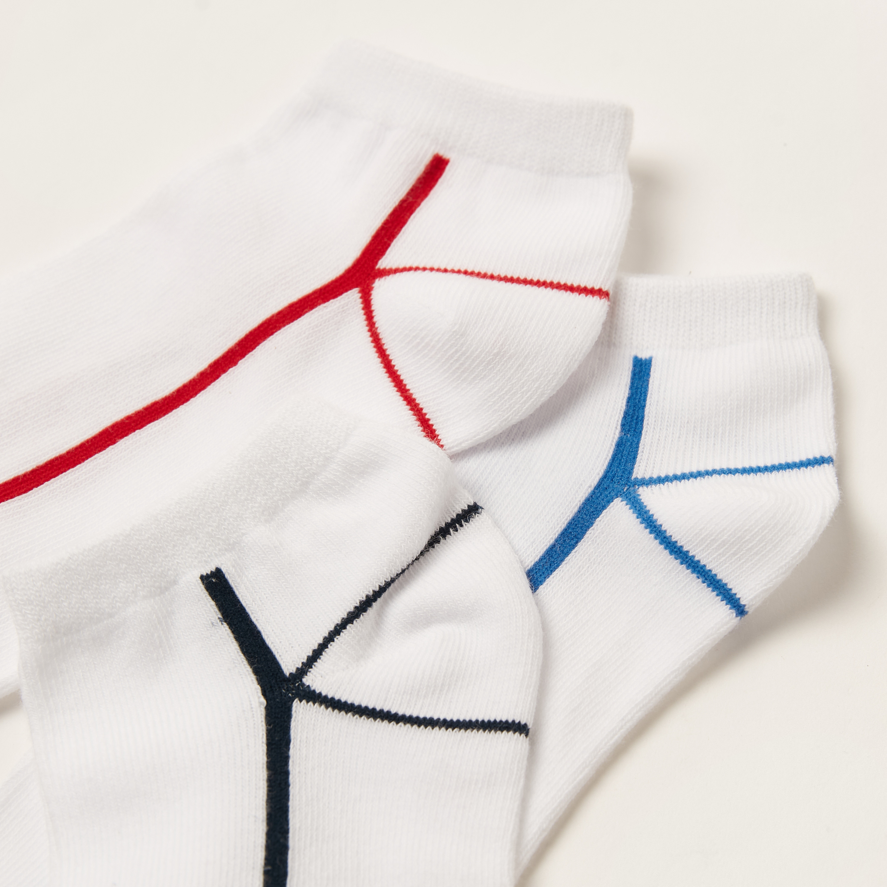 Juniors Assorted Ankle Length Socks - Set of 3-boys-accessories-socks-image-3