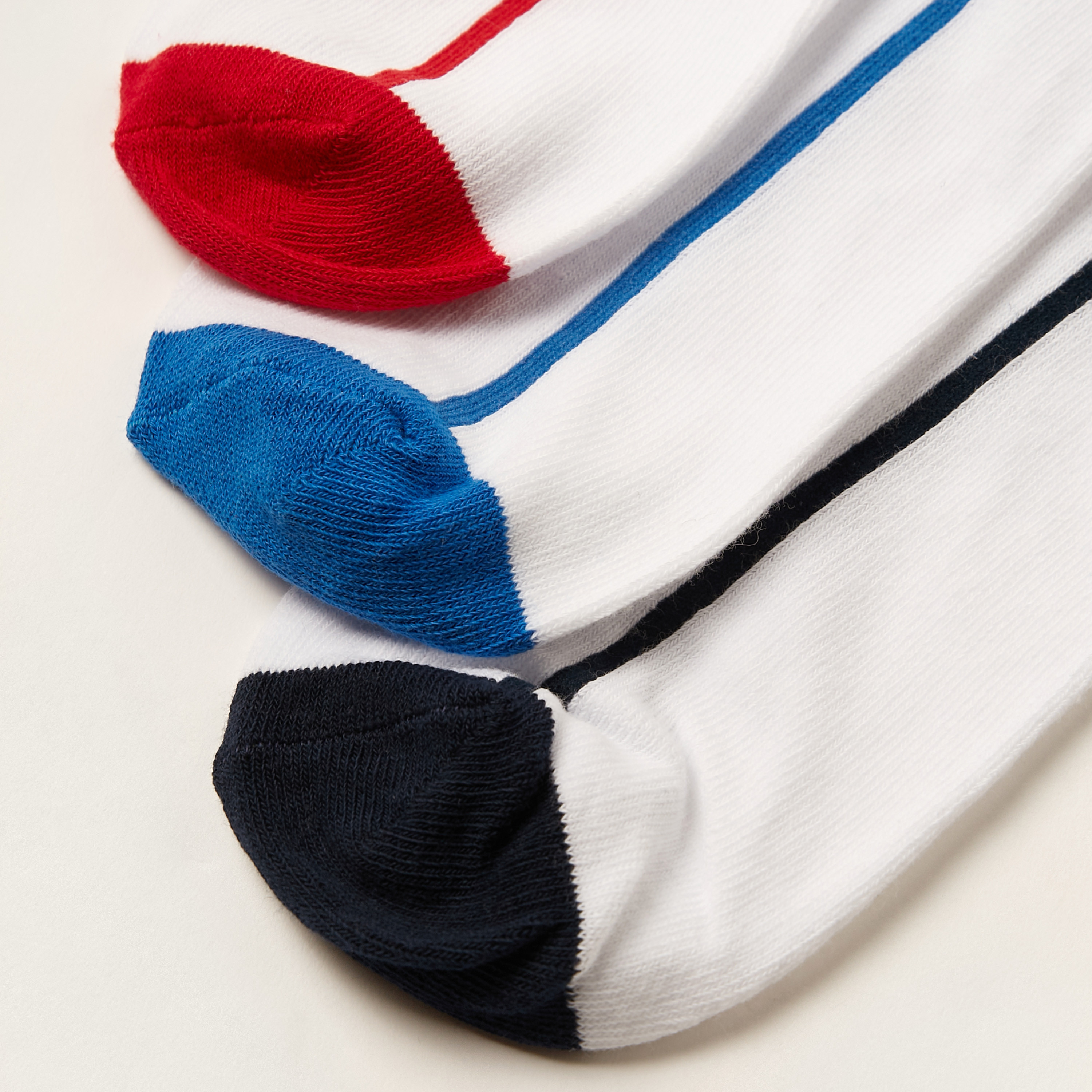 Juniors Assorted Ankle Length Socks - Set of 3-boys-accessories-socks-image-4