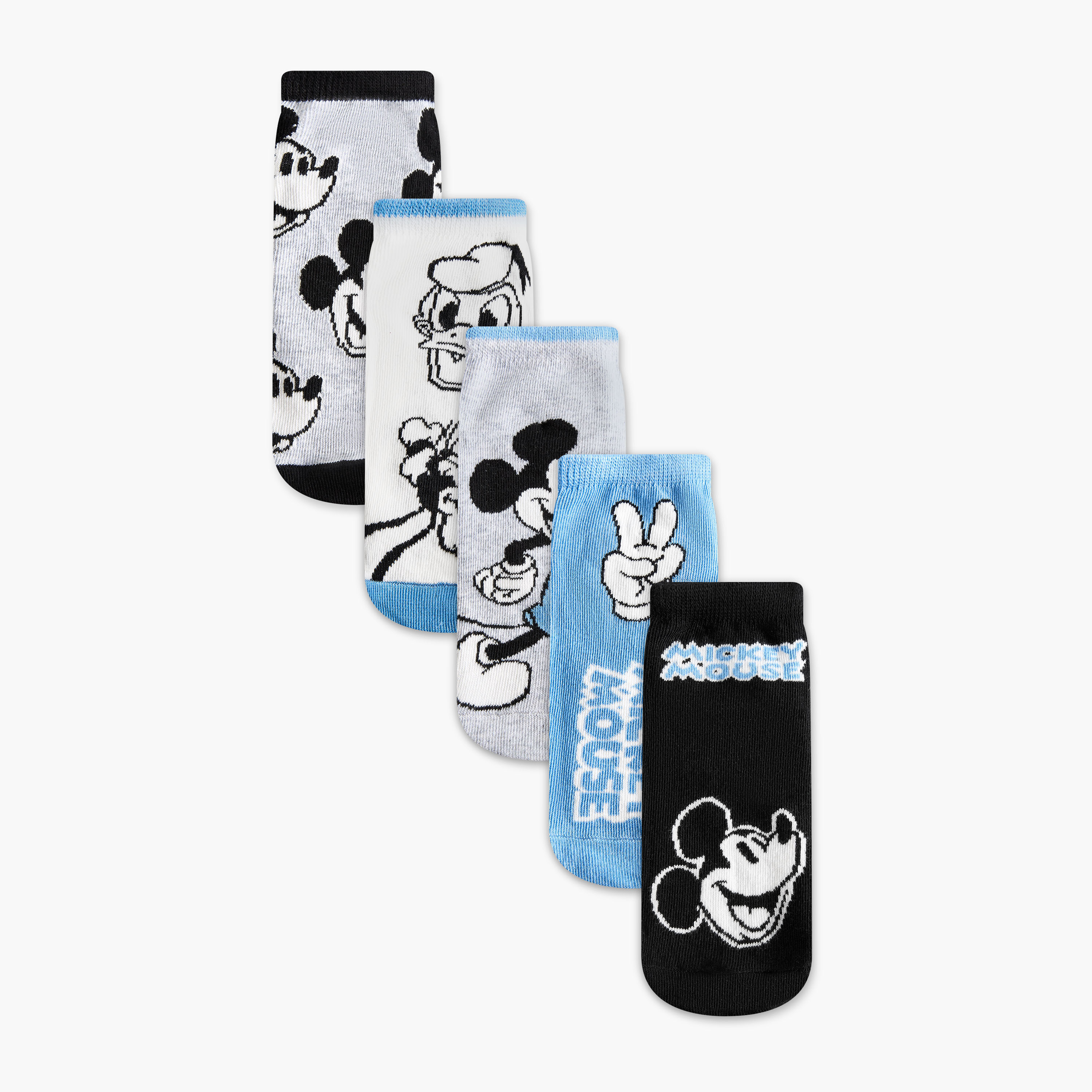 Pack of 5 Disney Baby Boys Socks Mickey and Friends Print-boys-accessories-socks-image-1