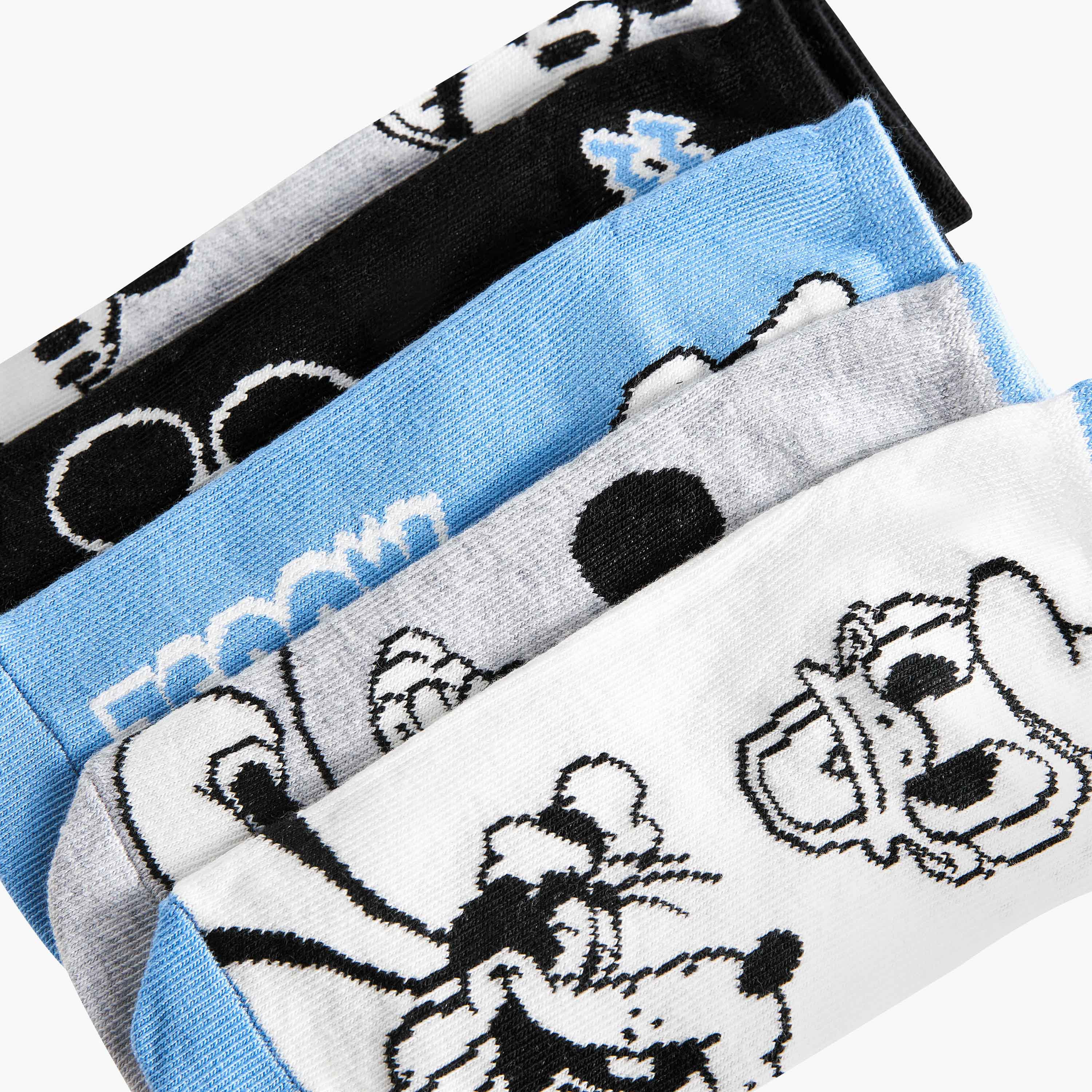 Pack of 5 Disney Baby Boys Socks Mickey and Friends Print-boys-accessories-socks-image-4