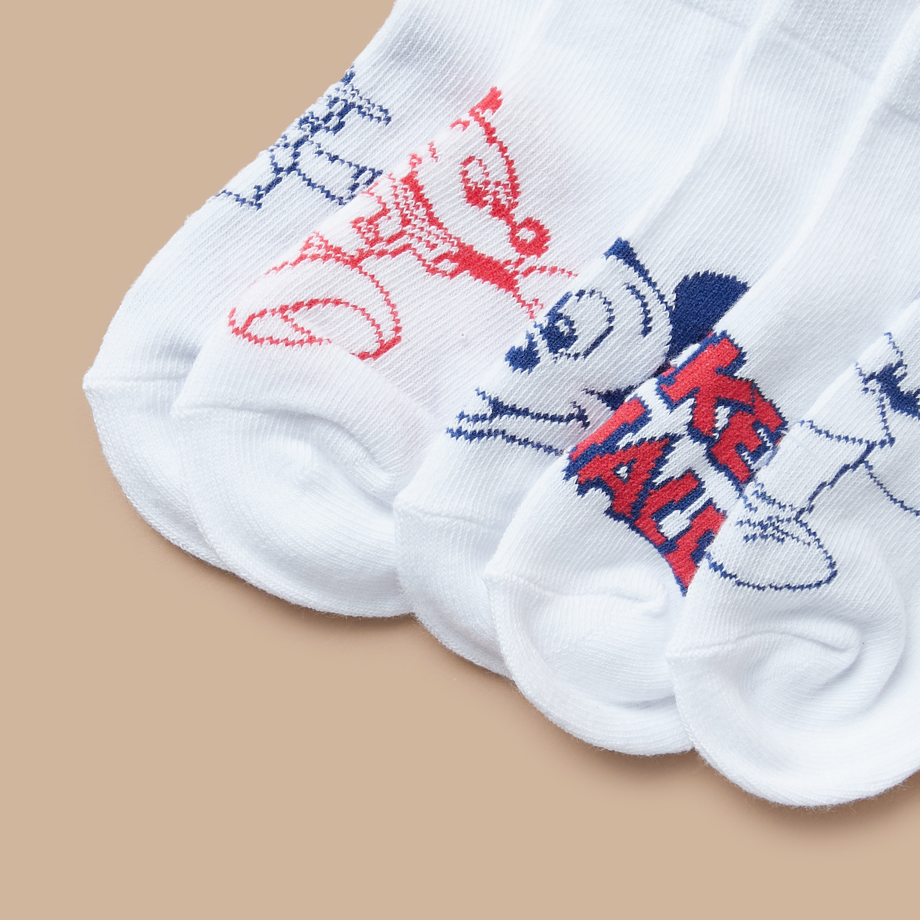 طقم جوارب 5 أزواج بطول الكاحل وطبعات ميكي ماوس من ديزني-boys-accessories-socks-image-4