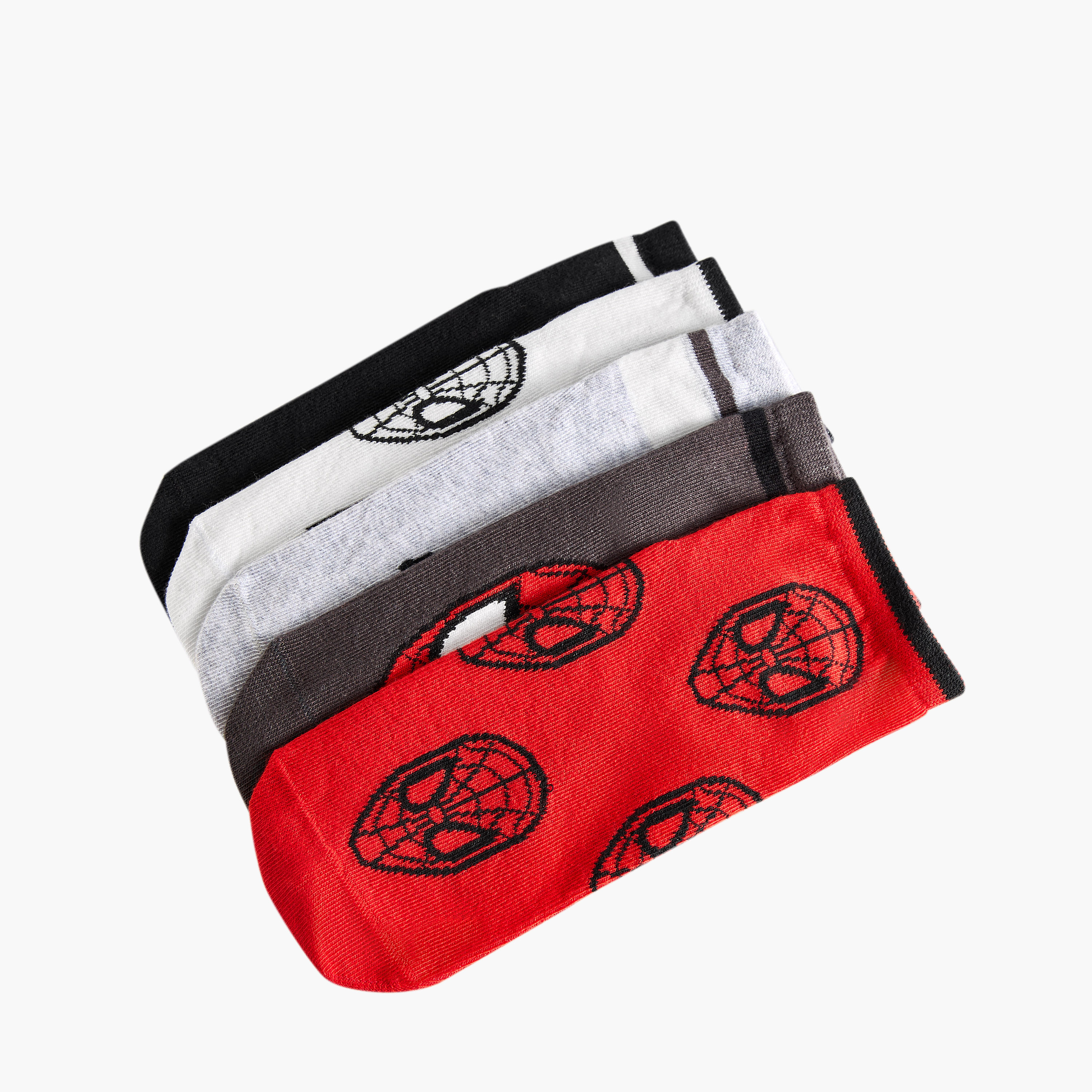 Pack of 5 Baby Boys Socks Spider-Man Print-baby-boys-accessories-socks-image-4