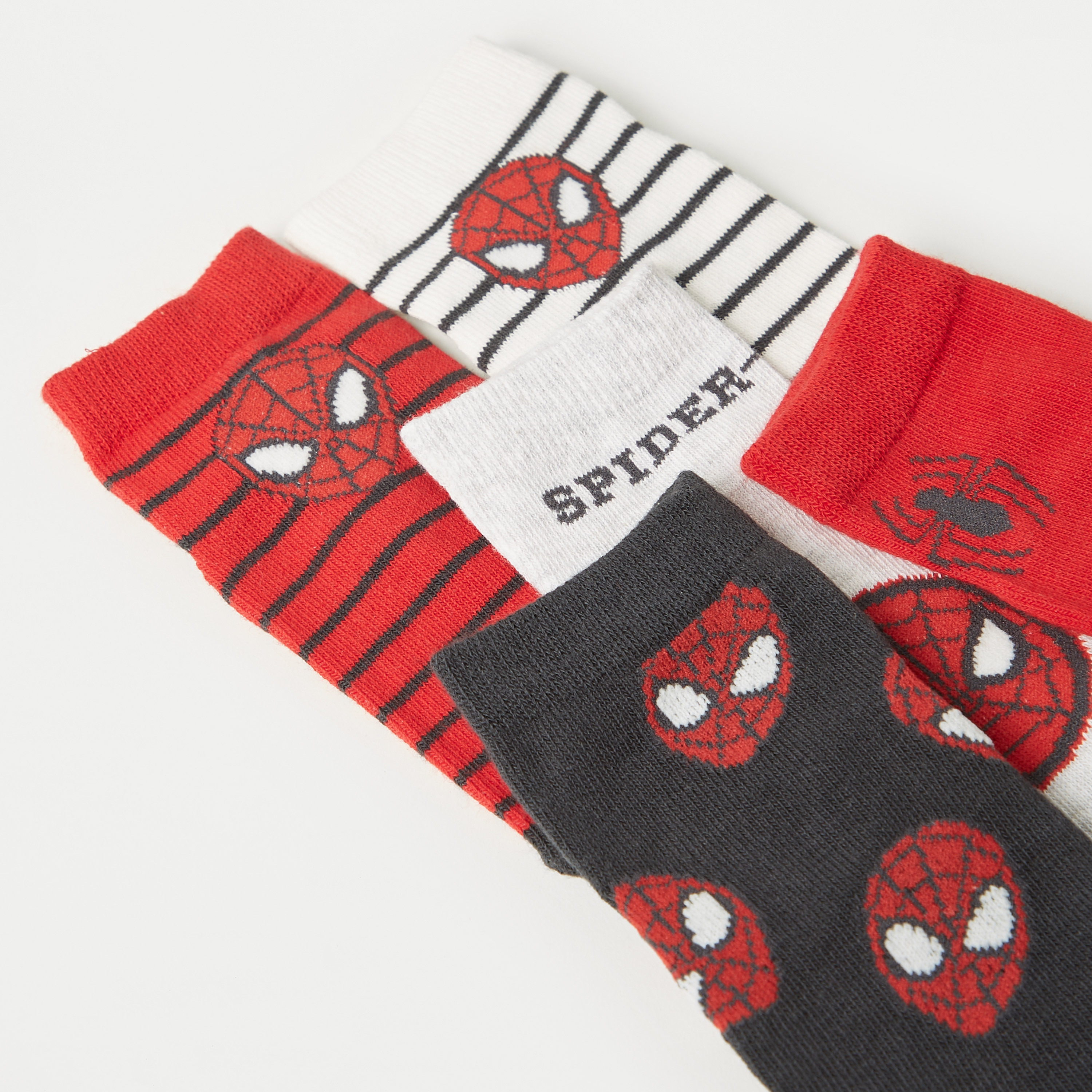 جوارب بطبعات سبايدر مان - طقم من 5 أزواج-baby-boys-accessories-socks-image-2