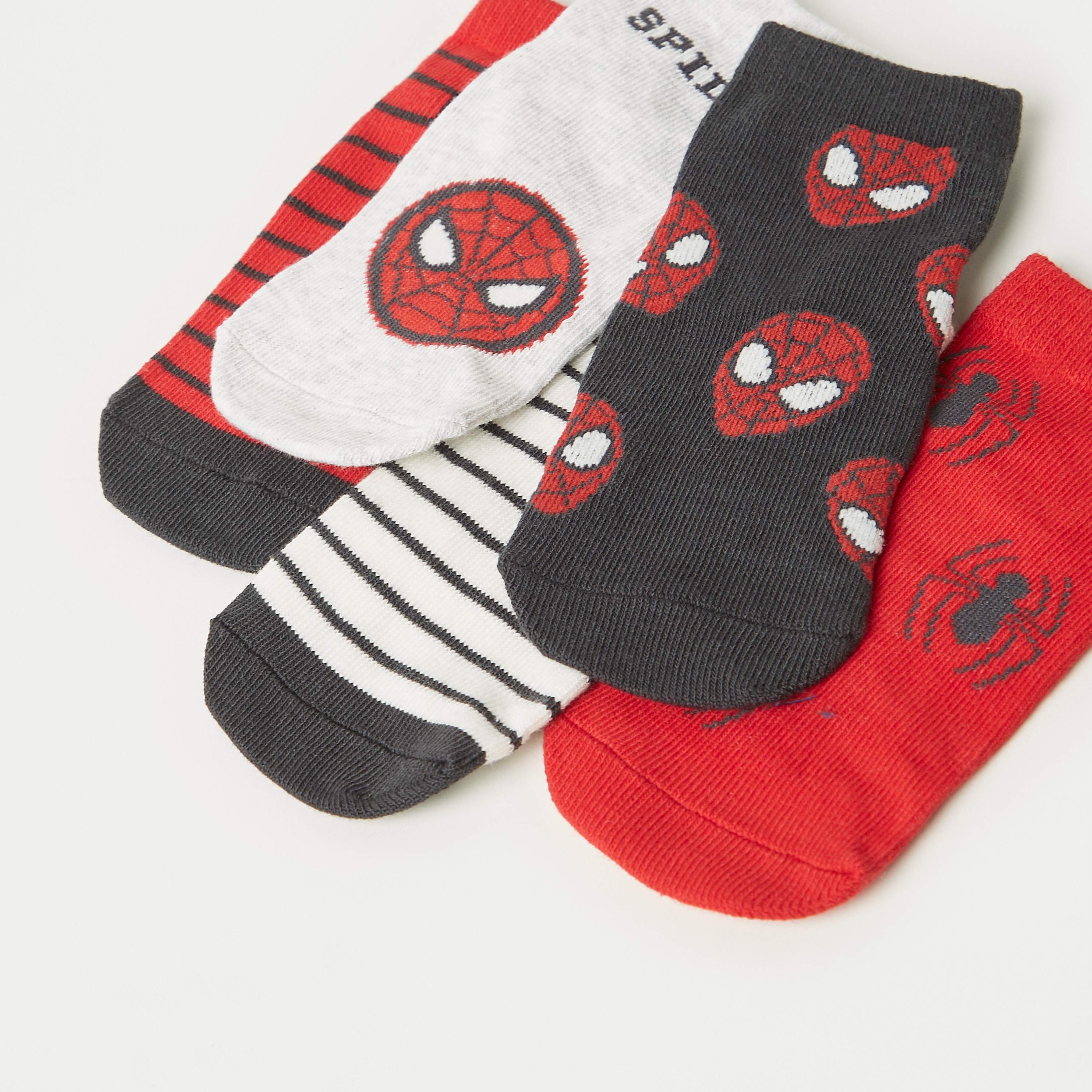 جوارب بطبعات سبايدر مان - طقم من 5 أزواج-baby-boys-accessories-socks-image-1