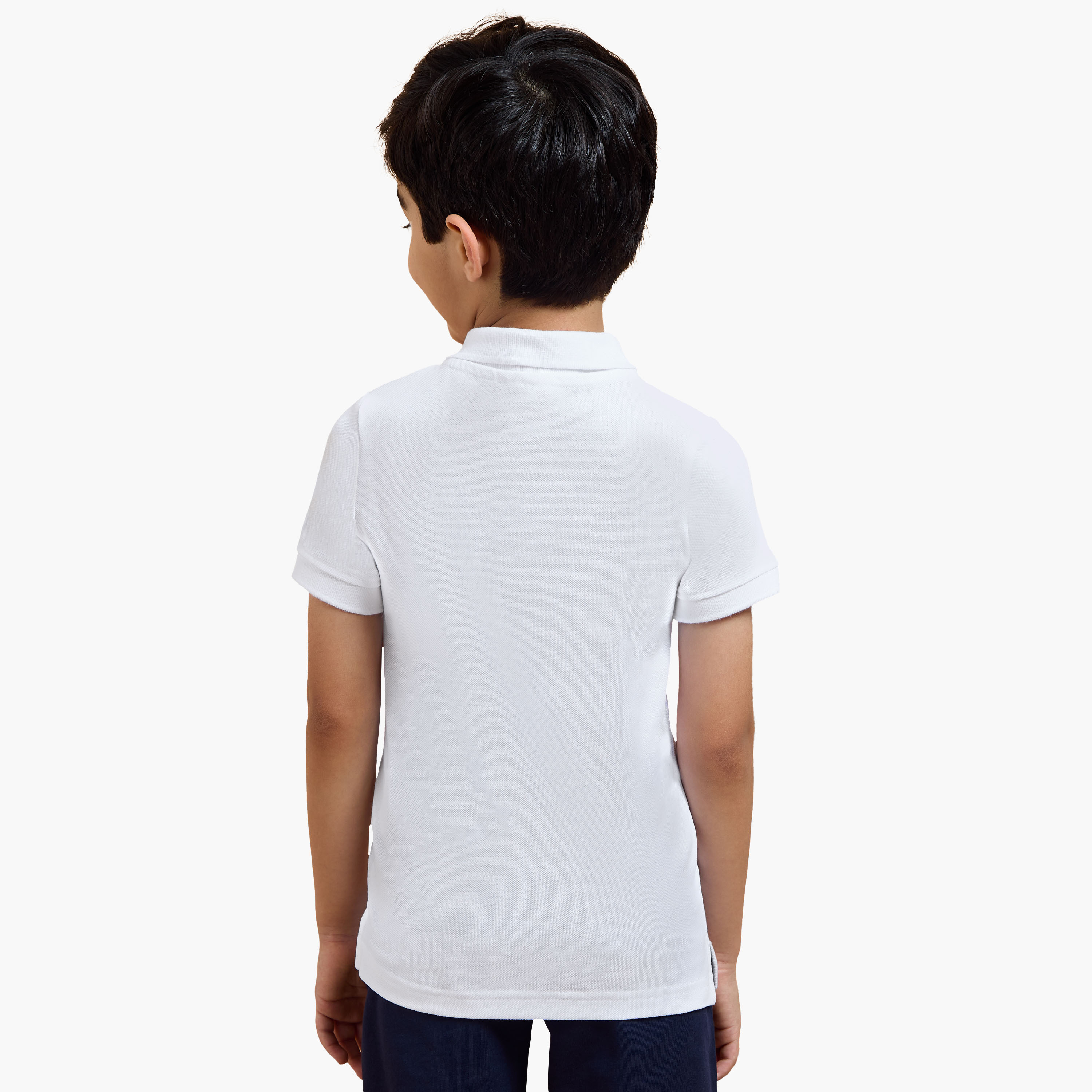 Spider-Man Print Polo T-shirt with Short sleeves-boys-clothing-schoolwear-tshirtsandpolos-image-3