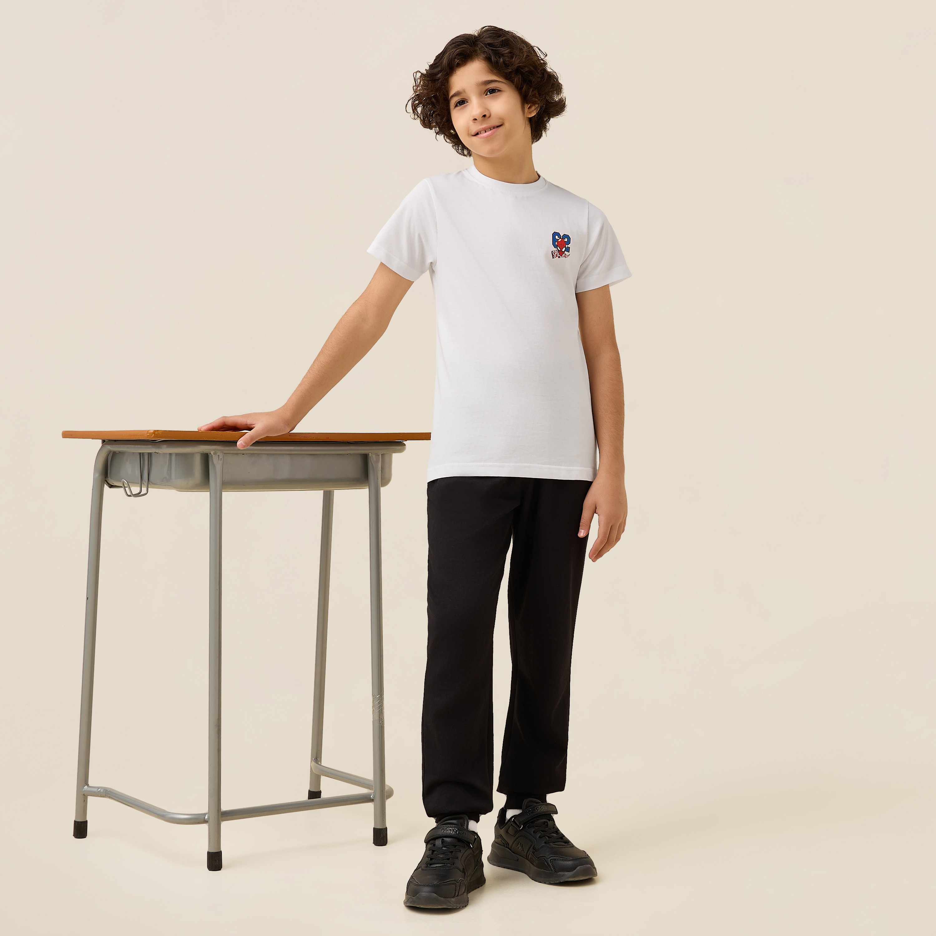 Collared Short Sleeves Polo T-shirt with Spider-Man Print-boys-clothing-tshirtsandpolos-image-2