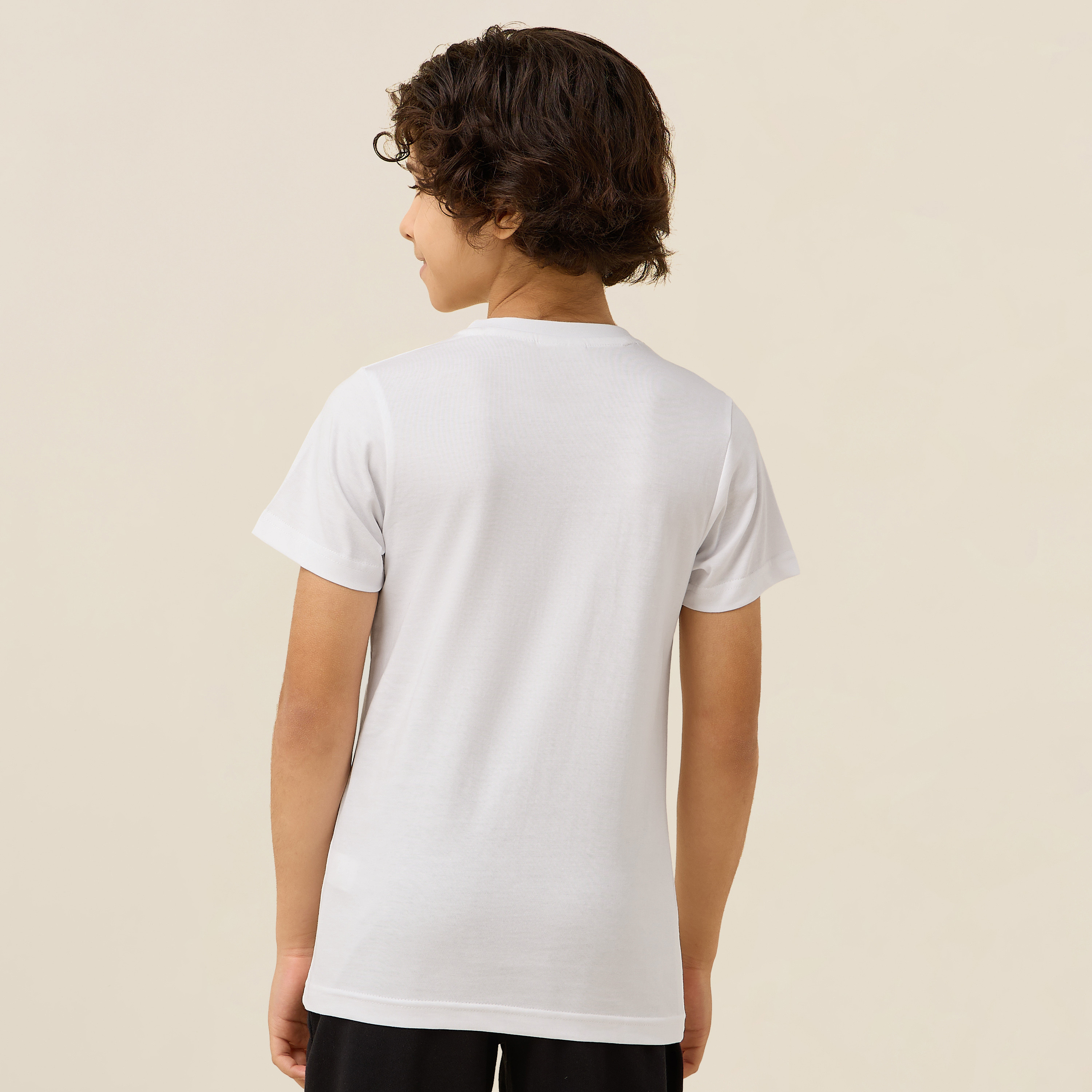 Collared Short Sleeves Polo T-shirt with Spider-Man Print-boys-clothing-tshirtsandpolos-image-3