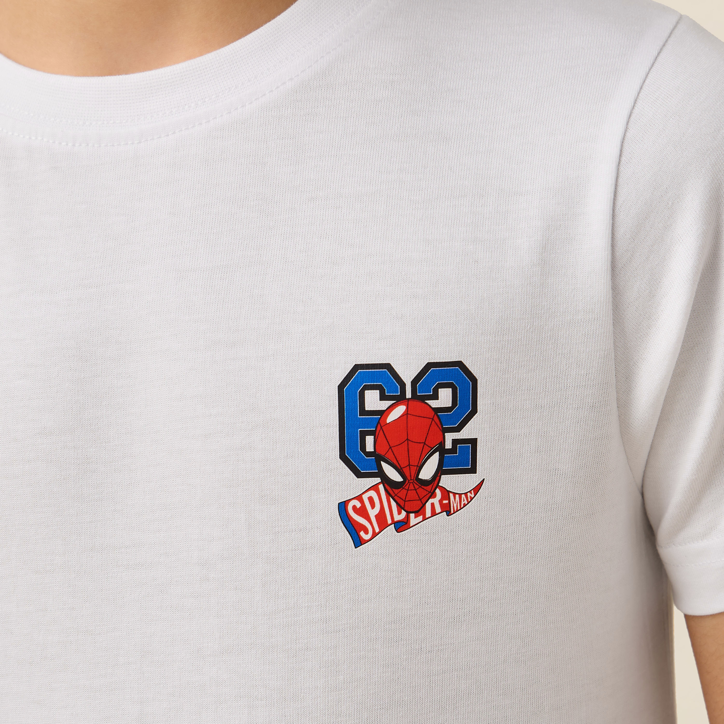 Collared Short Sleeves Polo T-shirt with Spider-Man Print-boys-clothing-tshirtsandpolos-image-5