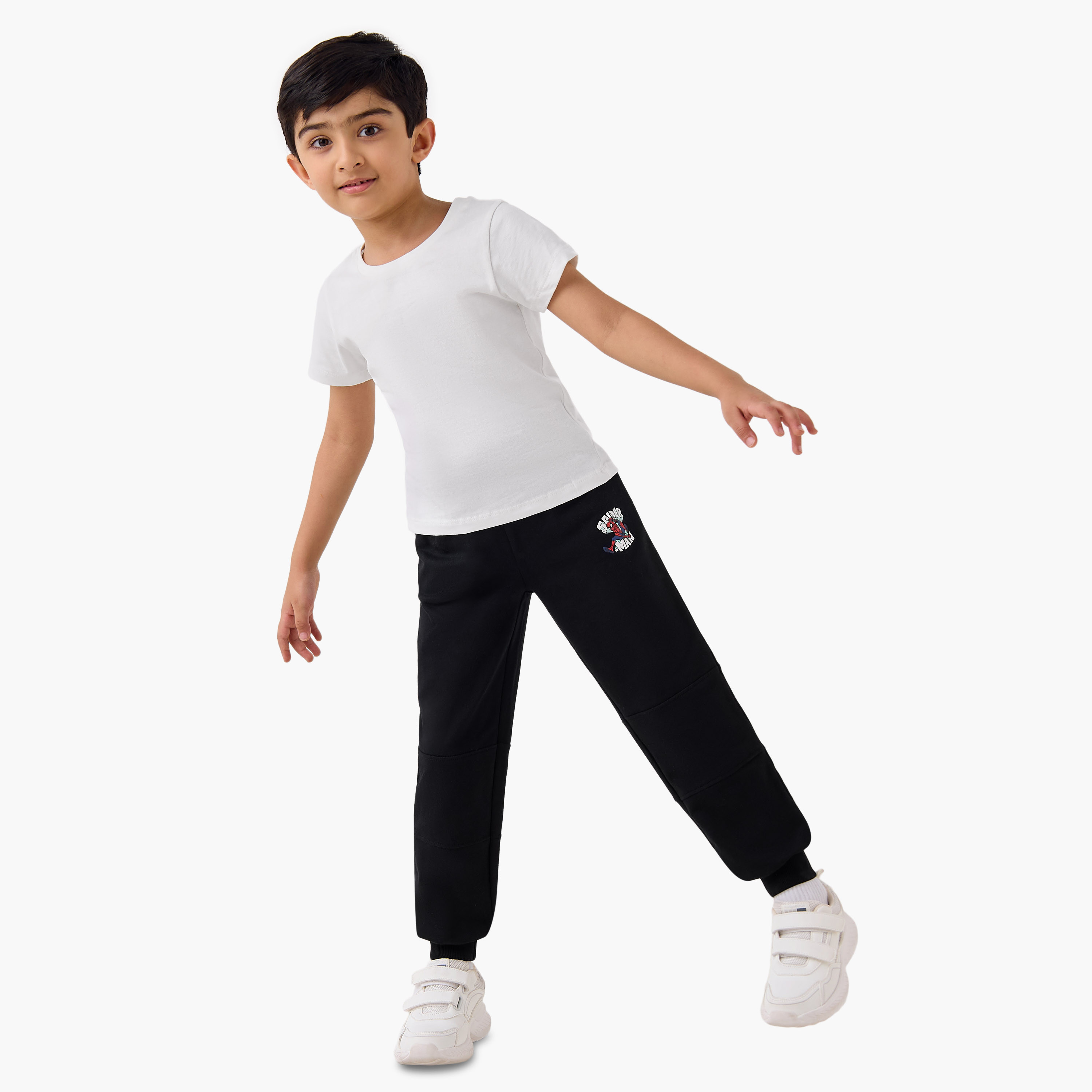 بنطلون رياضي برباط إغلاق وجيوب وطبعات سبايدرمان-boys-clothing-bottoms-joggersandtrackpants-image-2