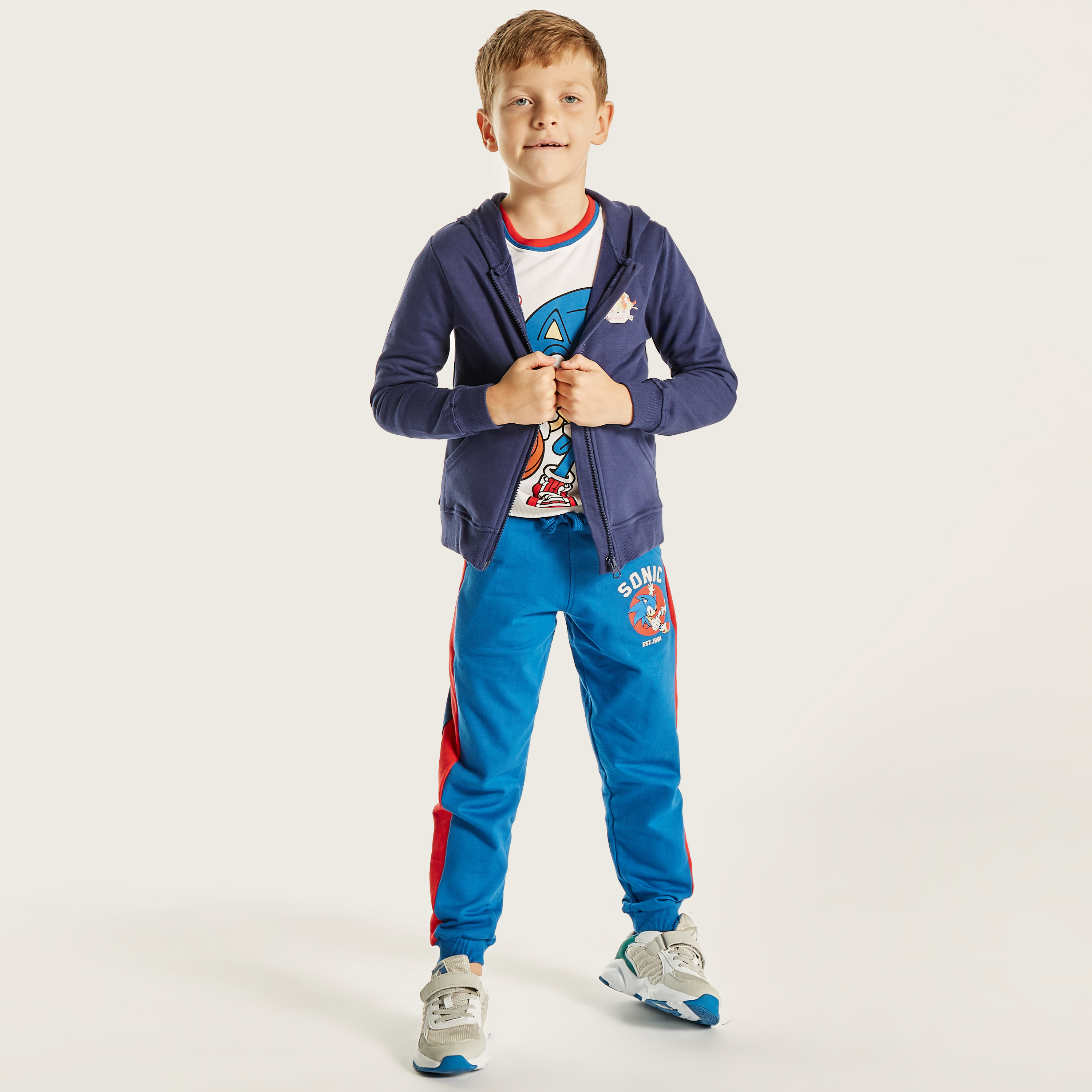 Spider-Man Print Jacket with Hood and Long Sleeves-boys-clothing-jacketsandcoats-image-1
