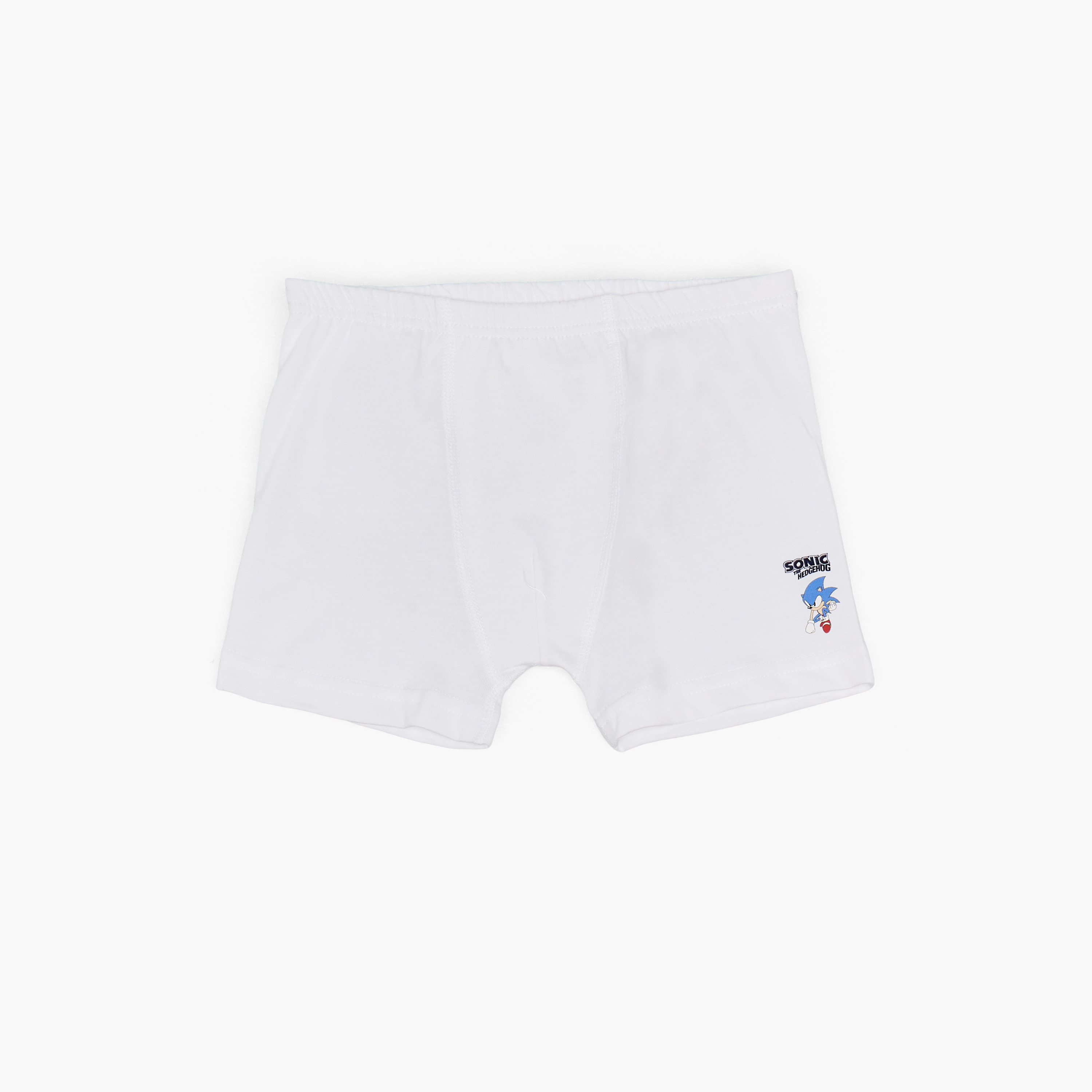 Pack of 3 Cotton Briefs with Sonic the Hedgehog Print-boys-clothing-innerwear-boxersandbriefs-image-3