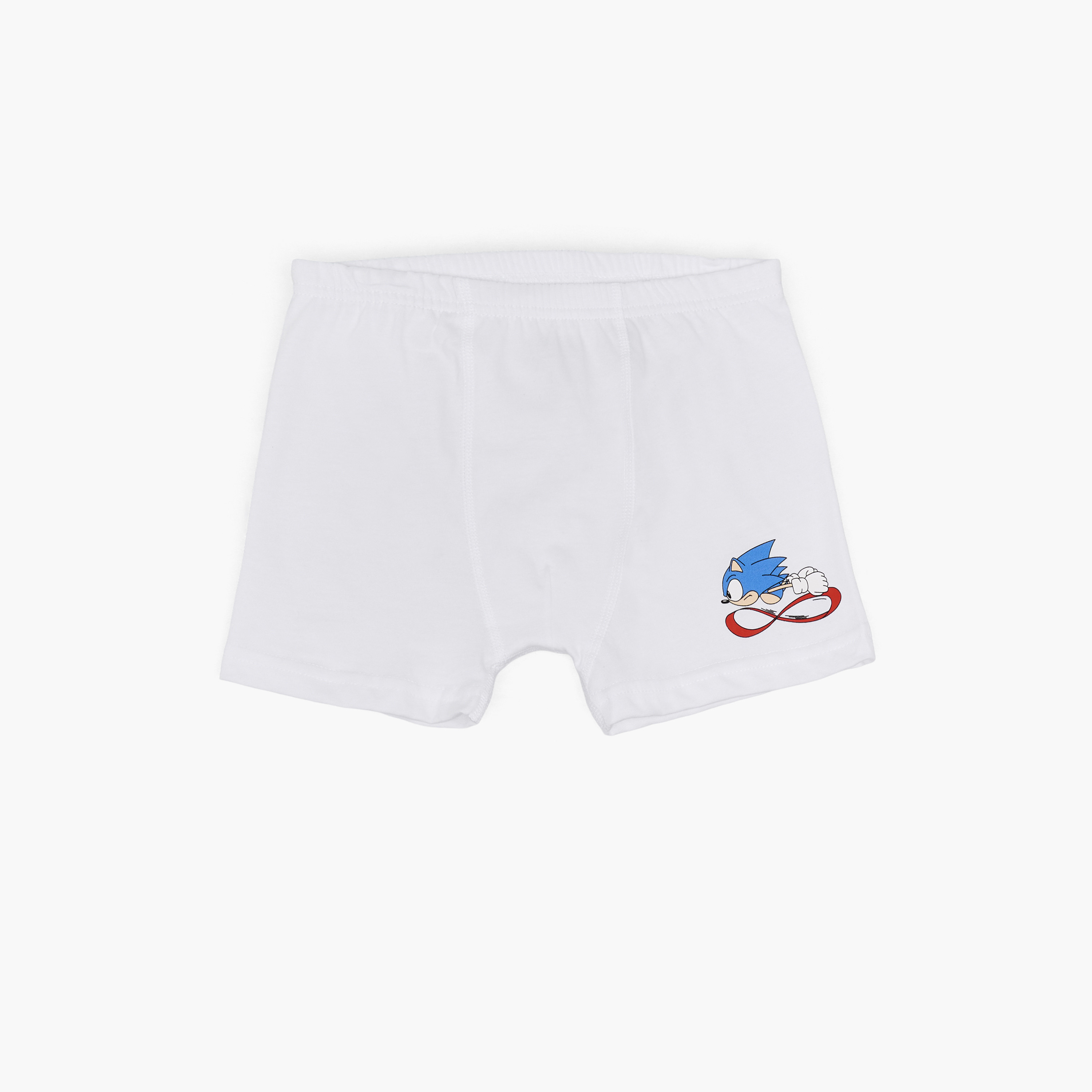 Pack of 3 Cotton Briefs with Sonic the Hedgehog Print-boys-clothing-innerwear-boxersandbriefs-image-4