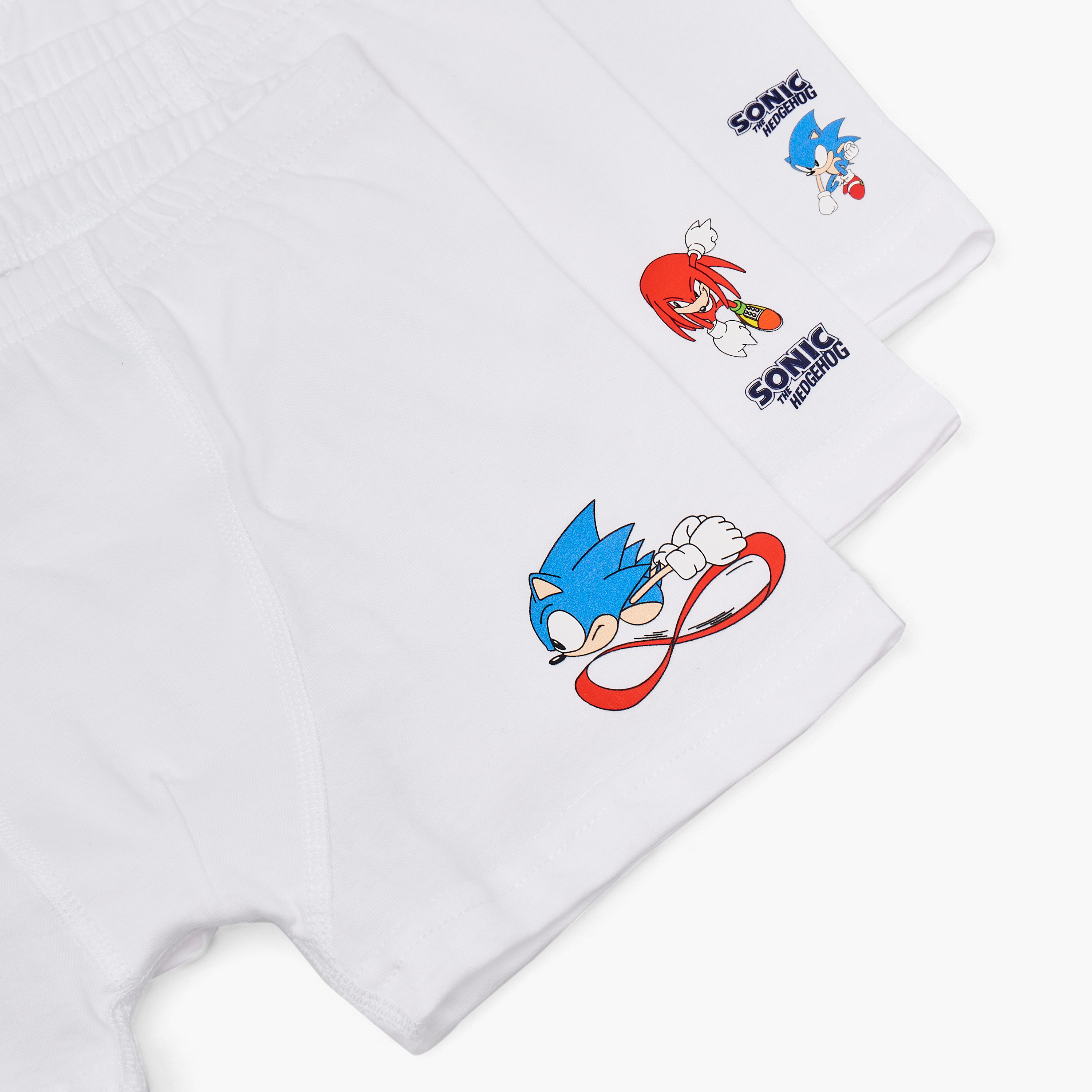 Pack of 3 Cotton Briefs with Sonic the Hedgehog Print-boys-clothing-innerwear-boxersandbriefs-image-6