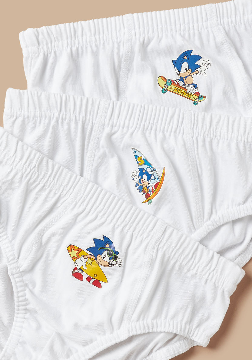 SEGA Sonic the Hedgehog Print Briefs - Set of 3