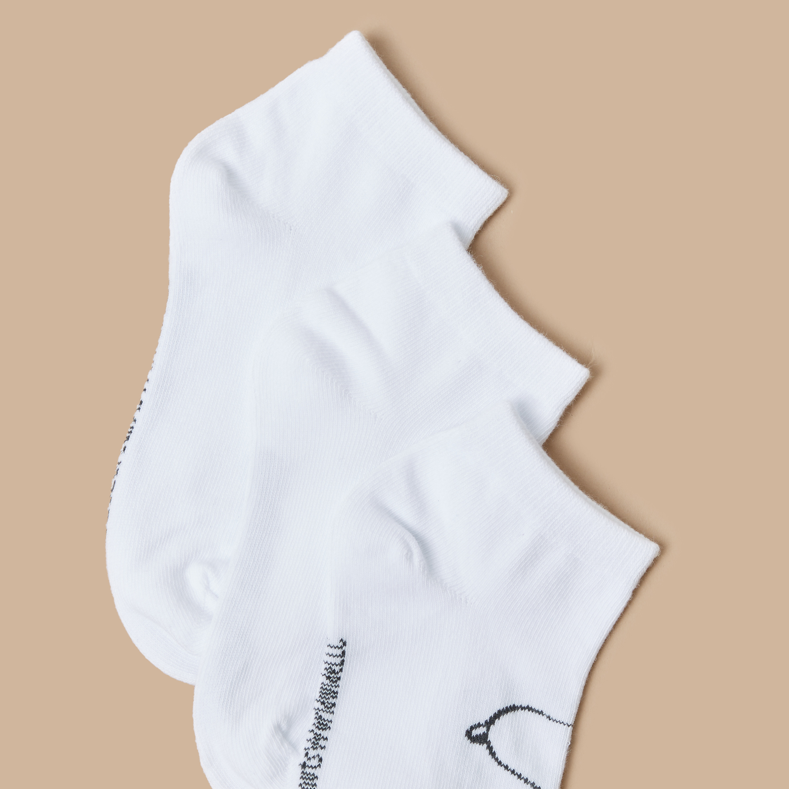 Peanuts Print Ankle Length Socks - Set of 3-boys-accessories-socks-image-3