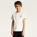 Snoopy Print T-shirt with Short Sleeves and Crew Neck-Tops-thumbnail-0