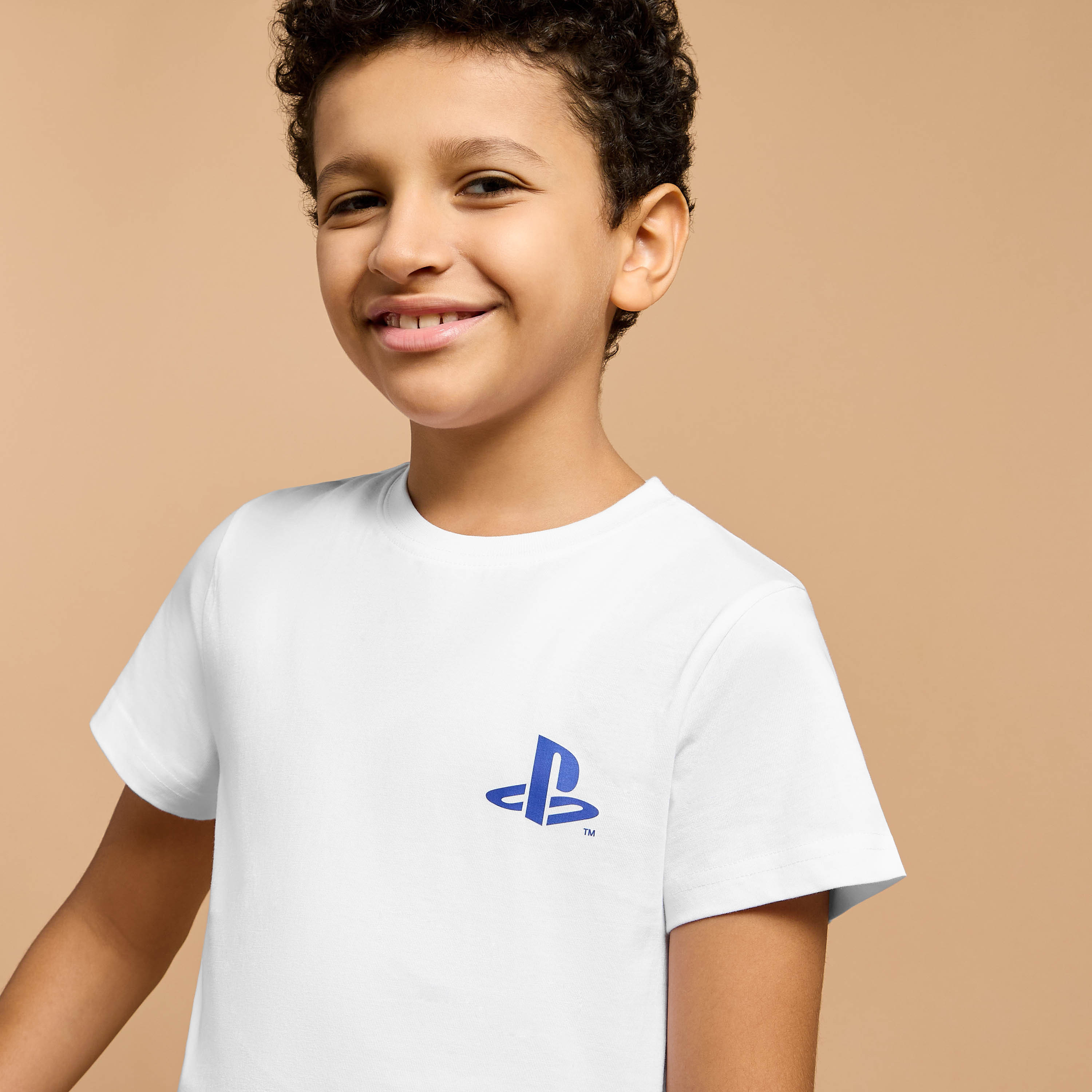 تيشيرت بأكمام قصيرة وطبعات شعار من بلايستيشن-boys-clothing-schoolwear-tshirtsandpolos-image-2